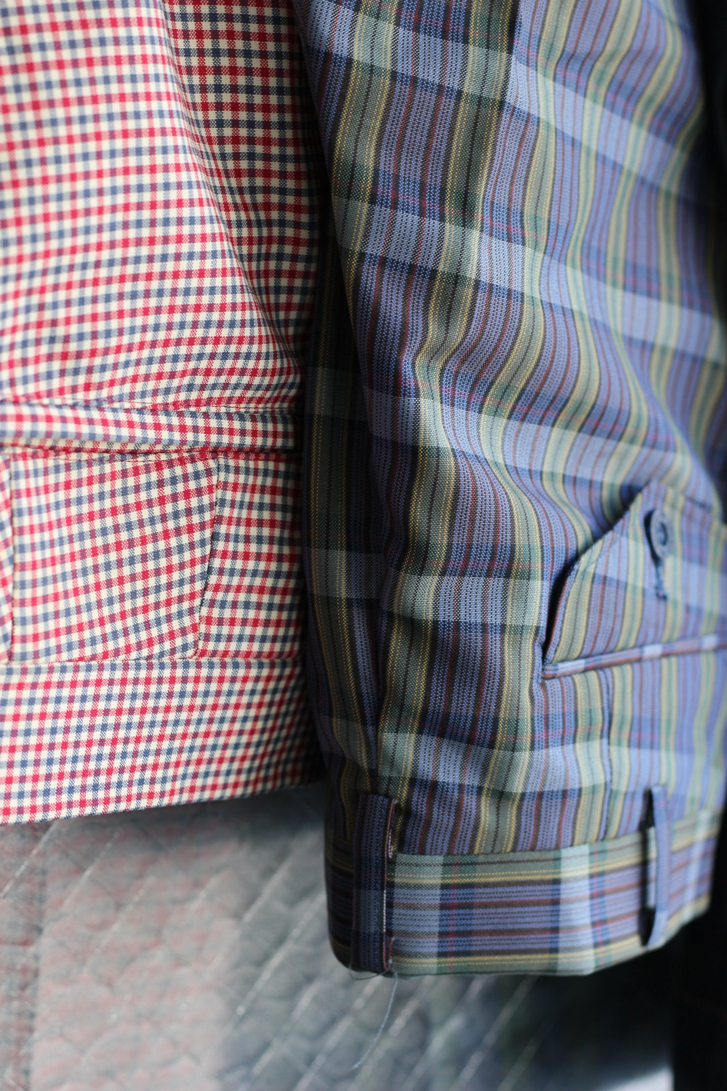 Men's Check Design Slacks x4点