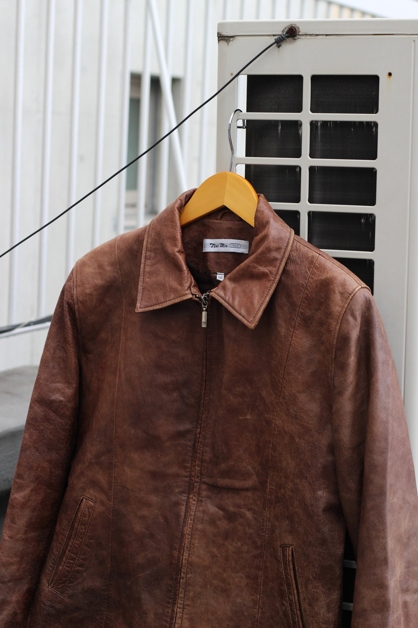 Men's Vintage Made In Italy Leather Jacket x2点