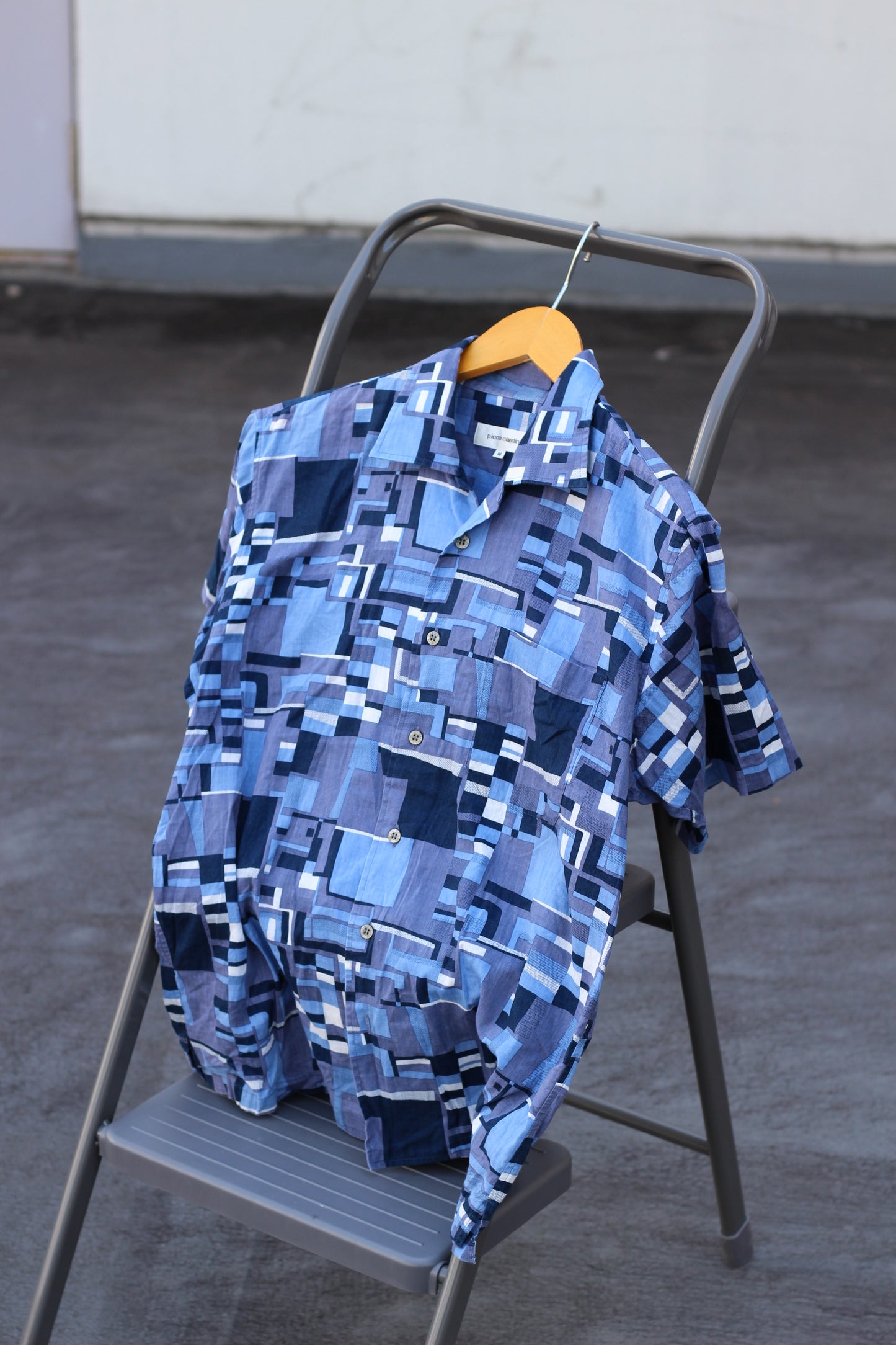 Old Pierre Cardin Design Open Collar Shirt x2点