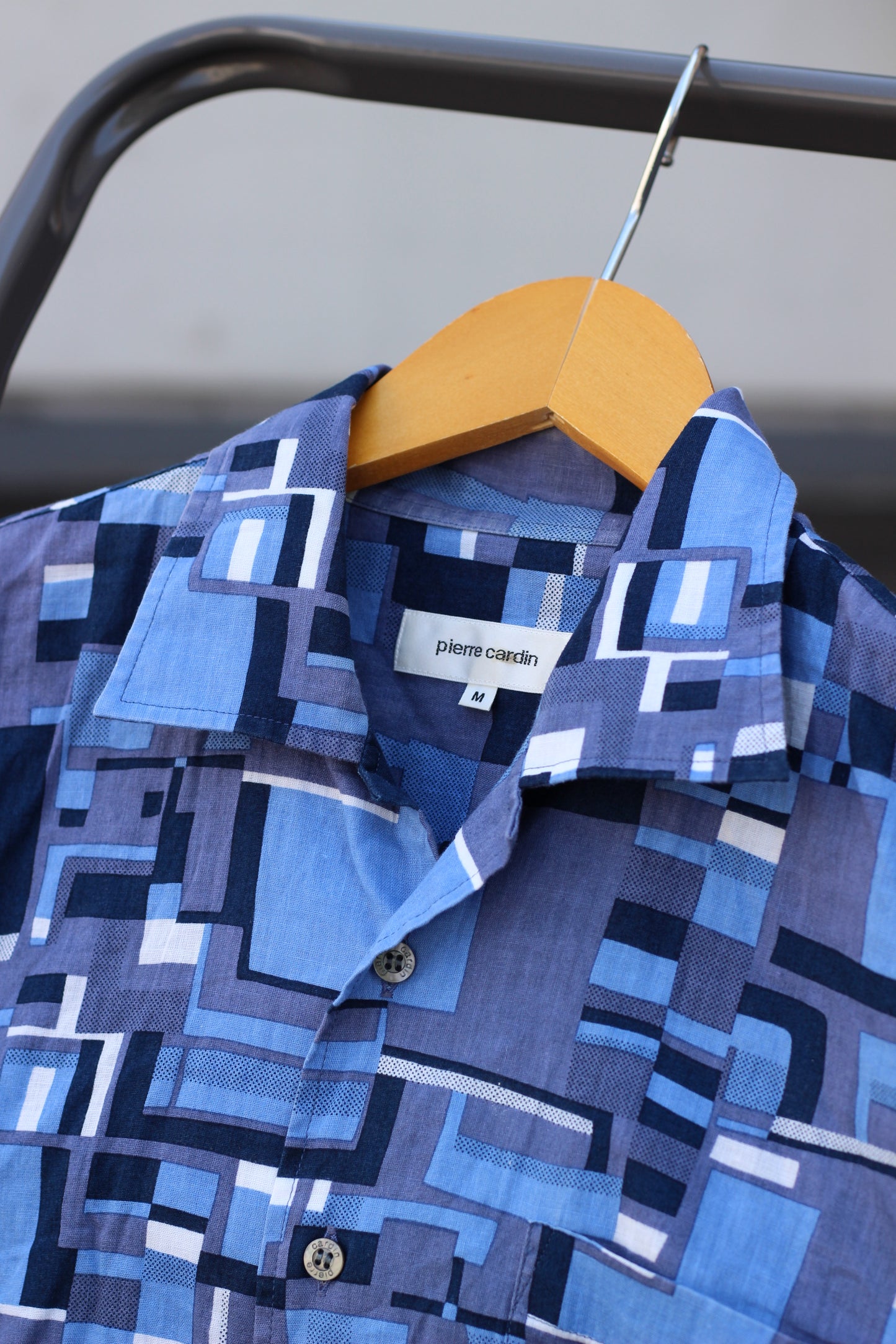 Old Pierre Cardin Design Open Collar Shirt x2点
