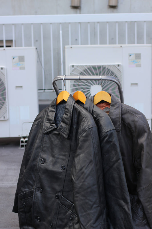 Men's Vintage Leather Coats x4点