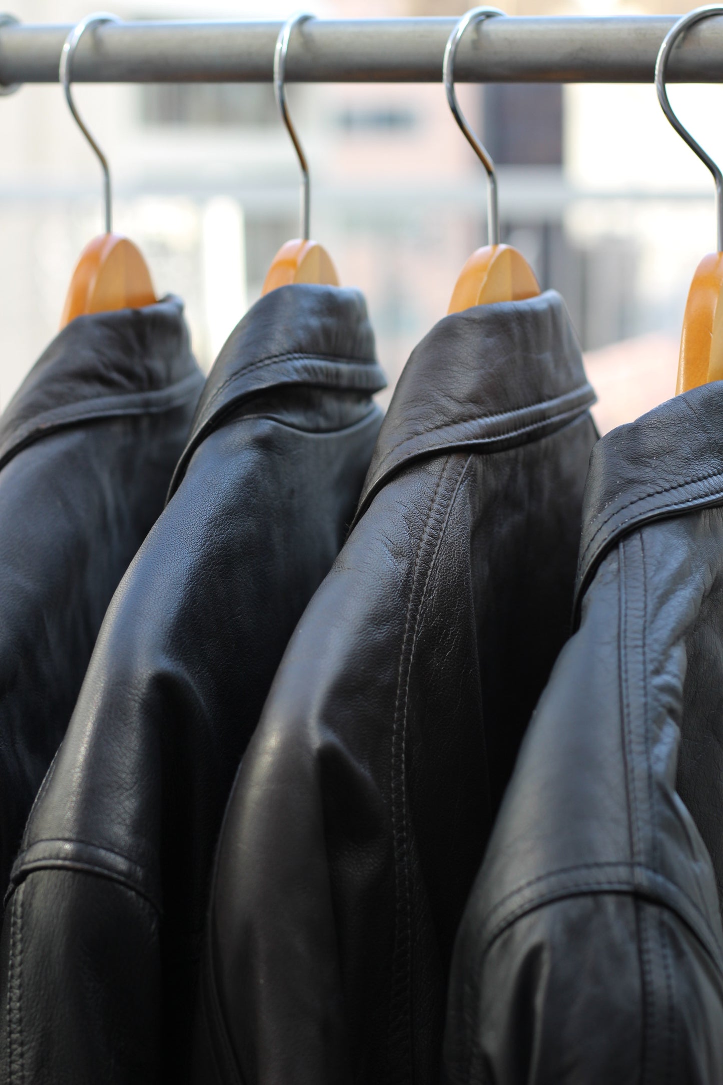 Men's Vintage Leather Coats x4点