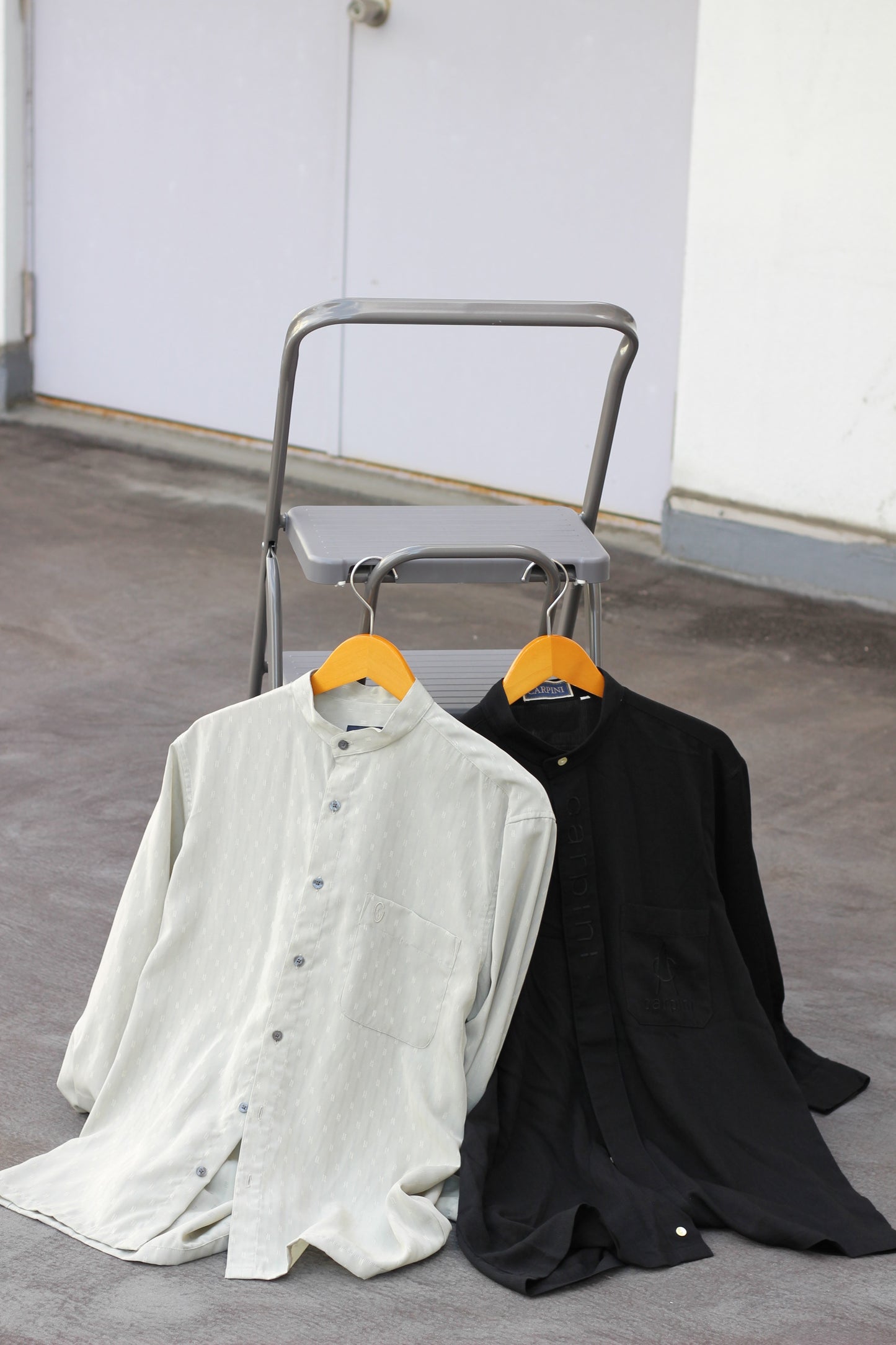 Men's Long Sleeve Band Collar Shirt x8点