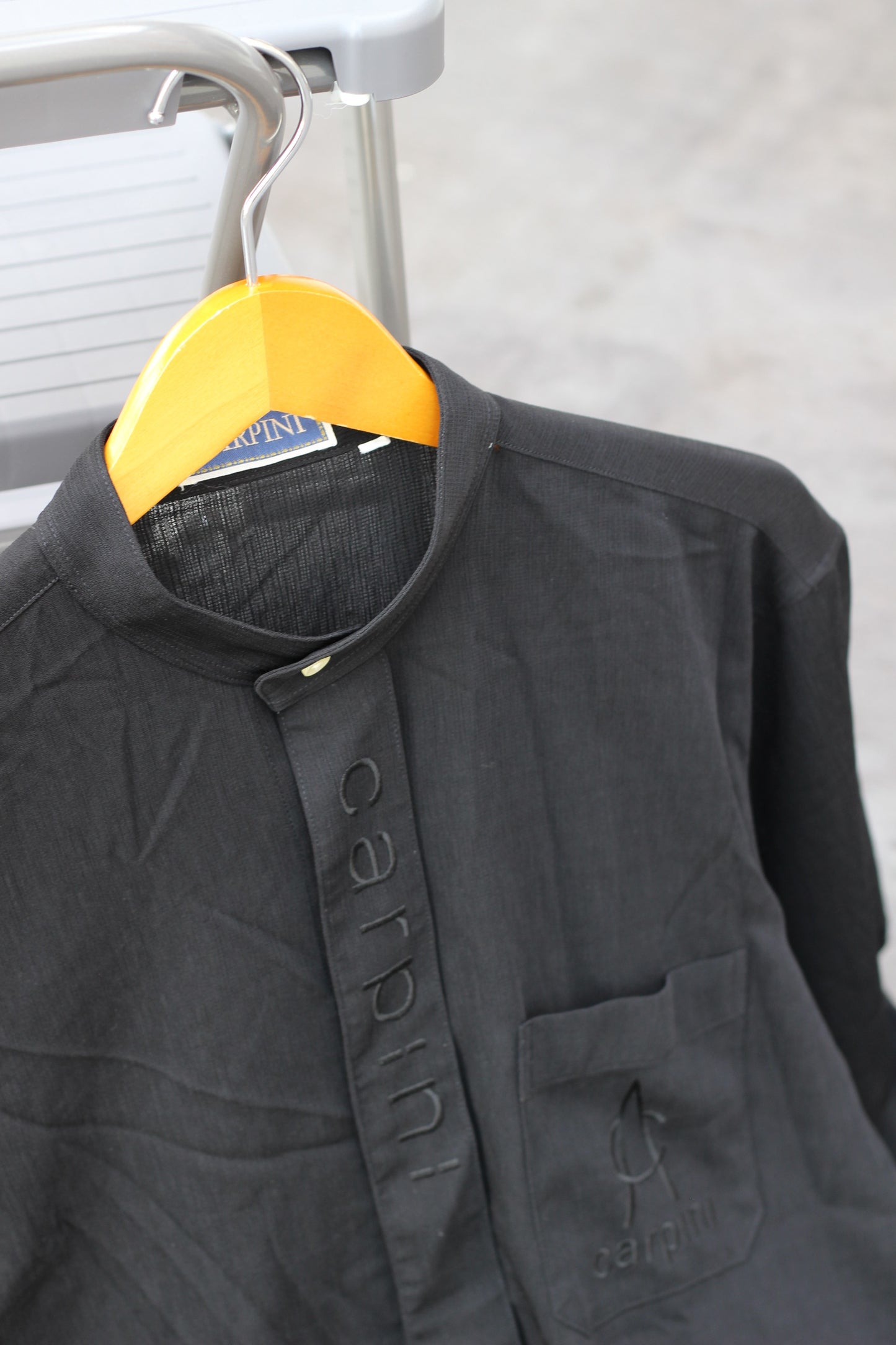 Men's Long Sleeve Band Collar Shirt x8点