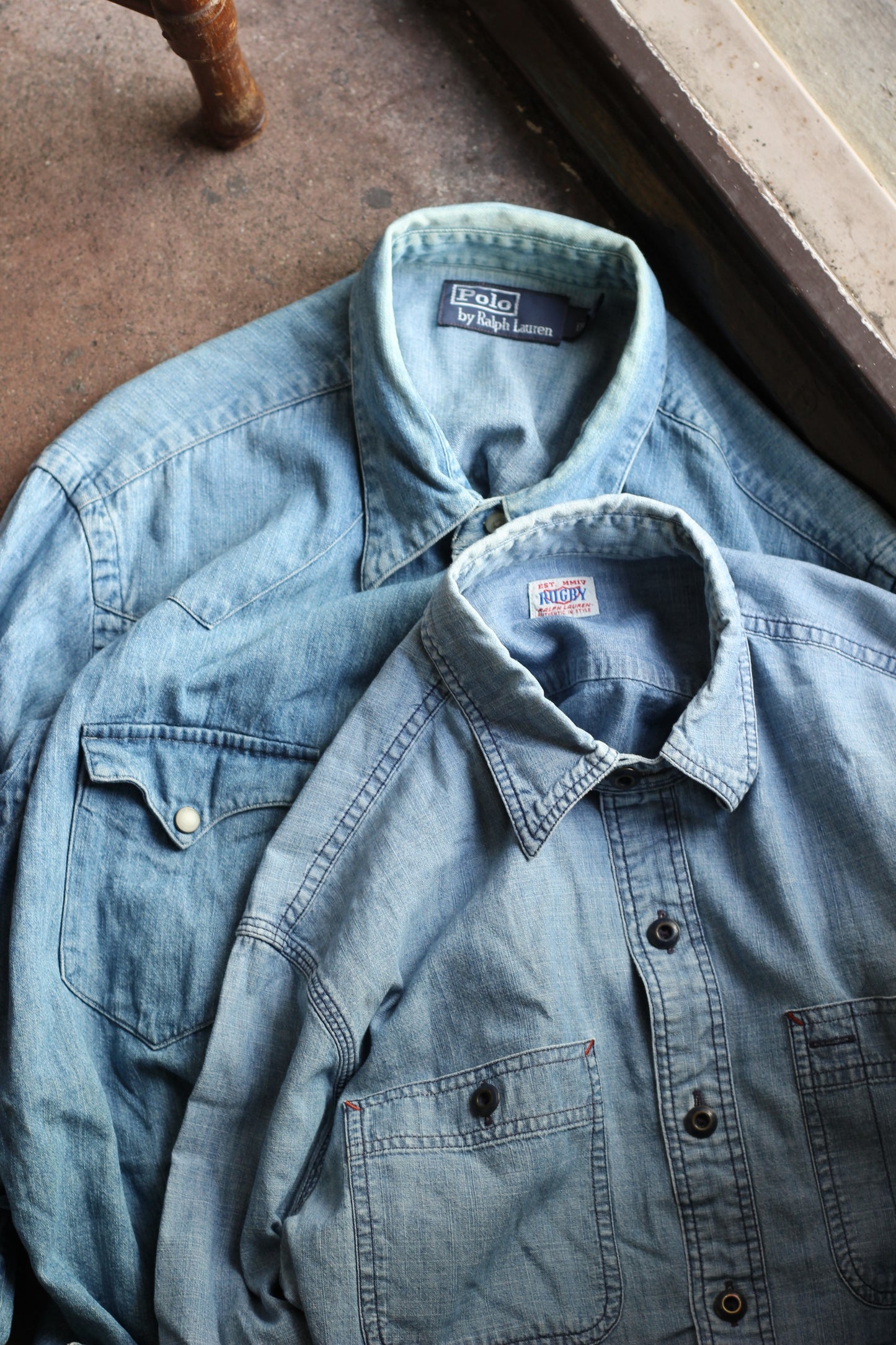 Ralph Lauren Denim Long-Sleeved Shirt x3点