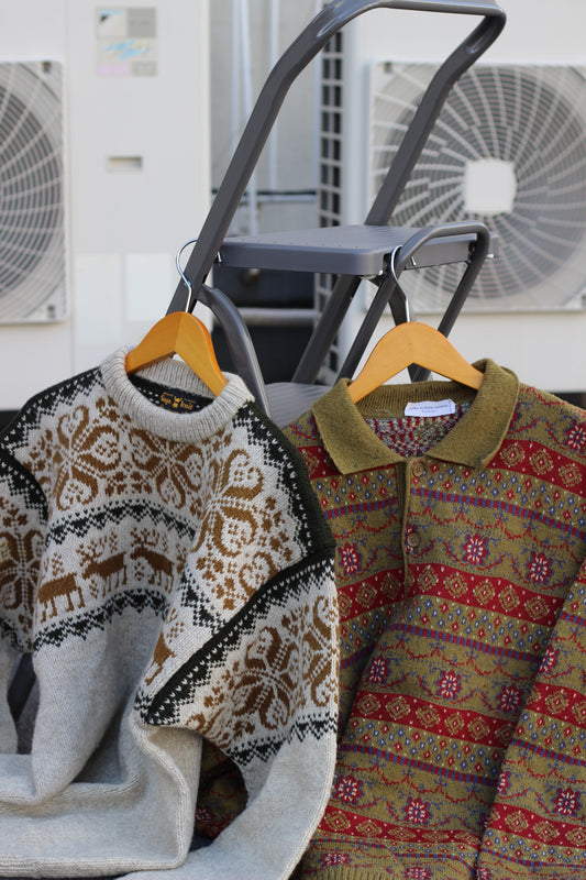 Men's Vintage Made In Norway & Italy Nordic Design Knitwear x2点