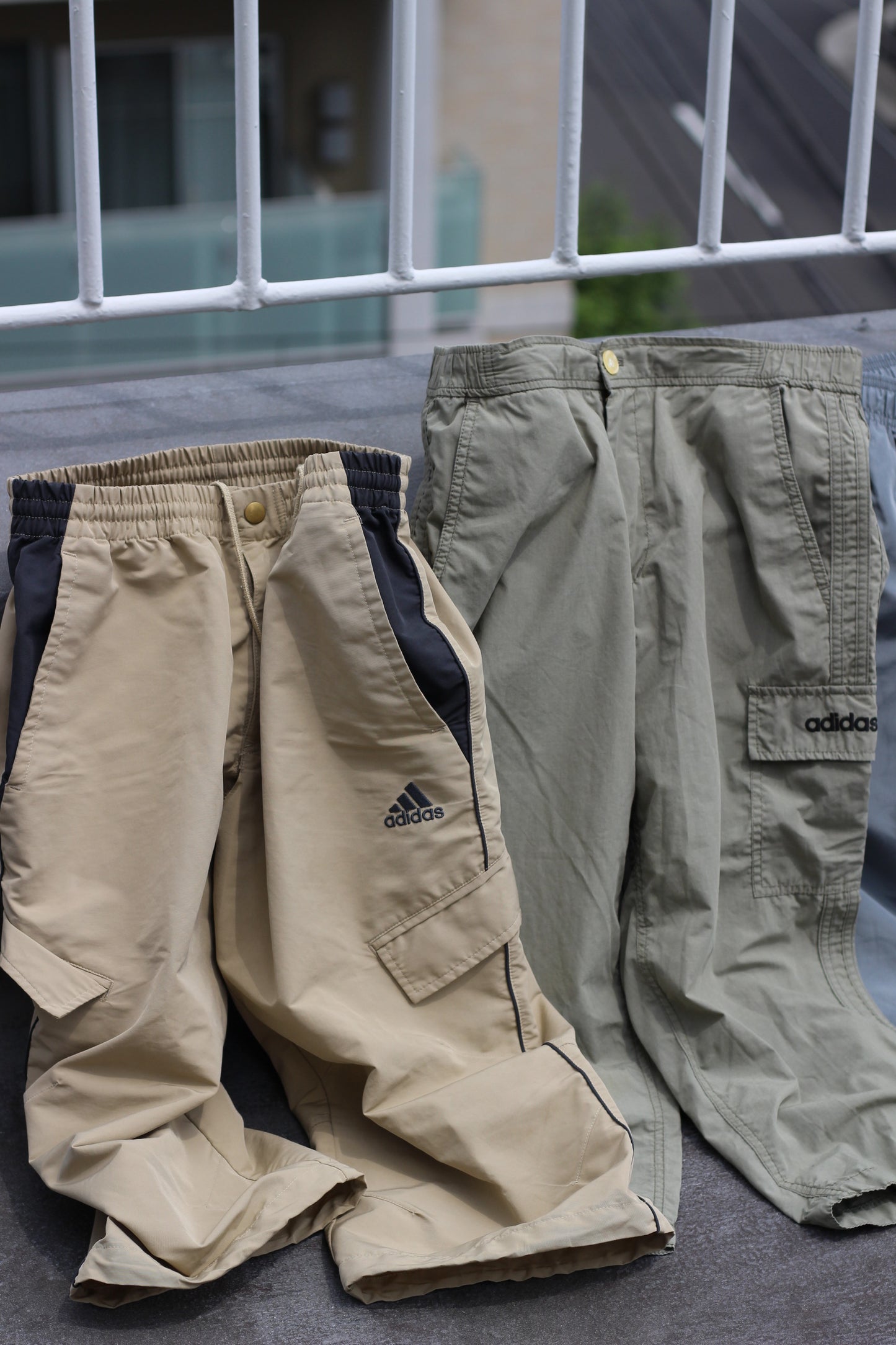 Y2K style Adidas Cropped Pants x4点