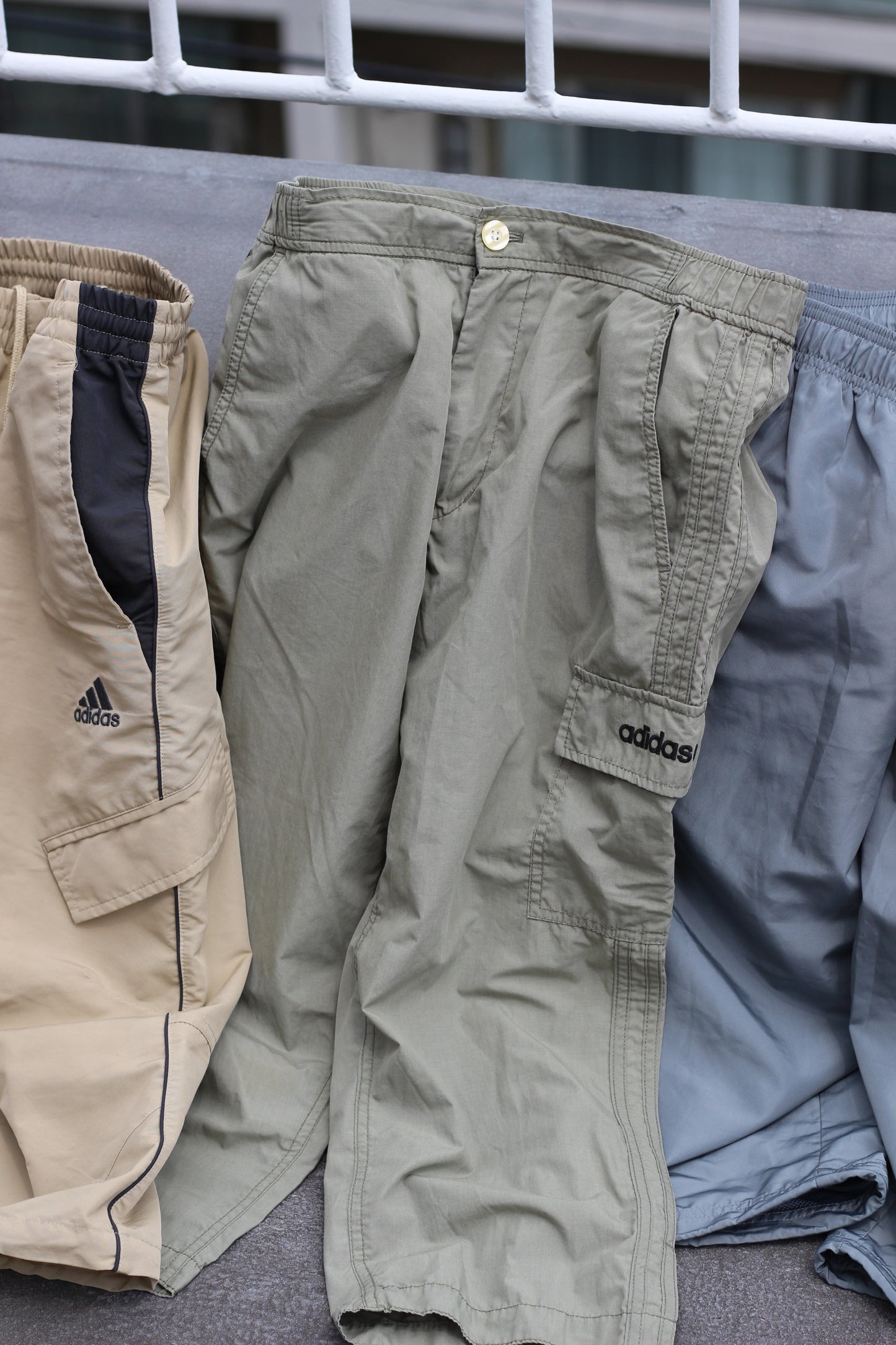 Y2K style Adidas Cropped Pants x4点