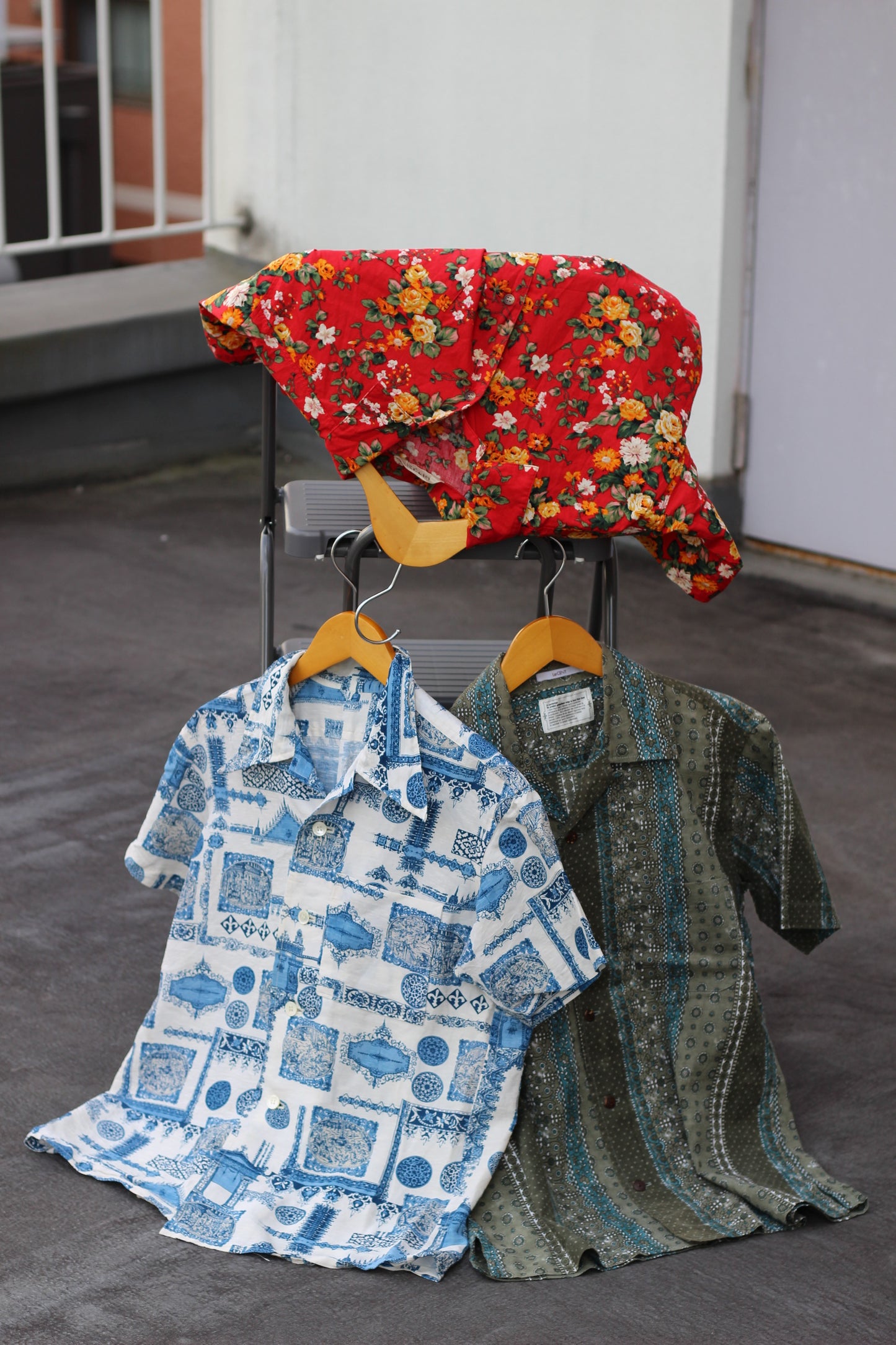 Men's Short Sleeve Open Collar Shirt x9点
