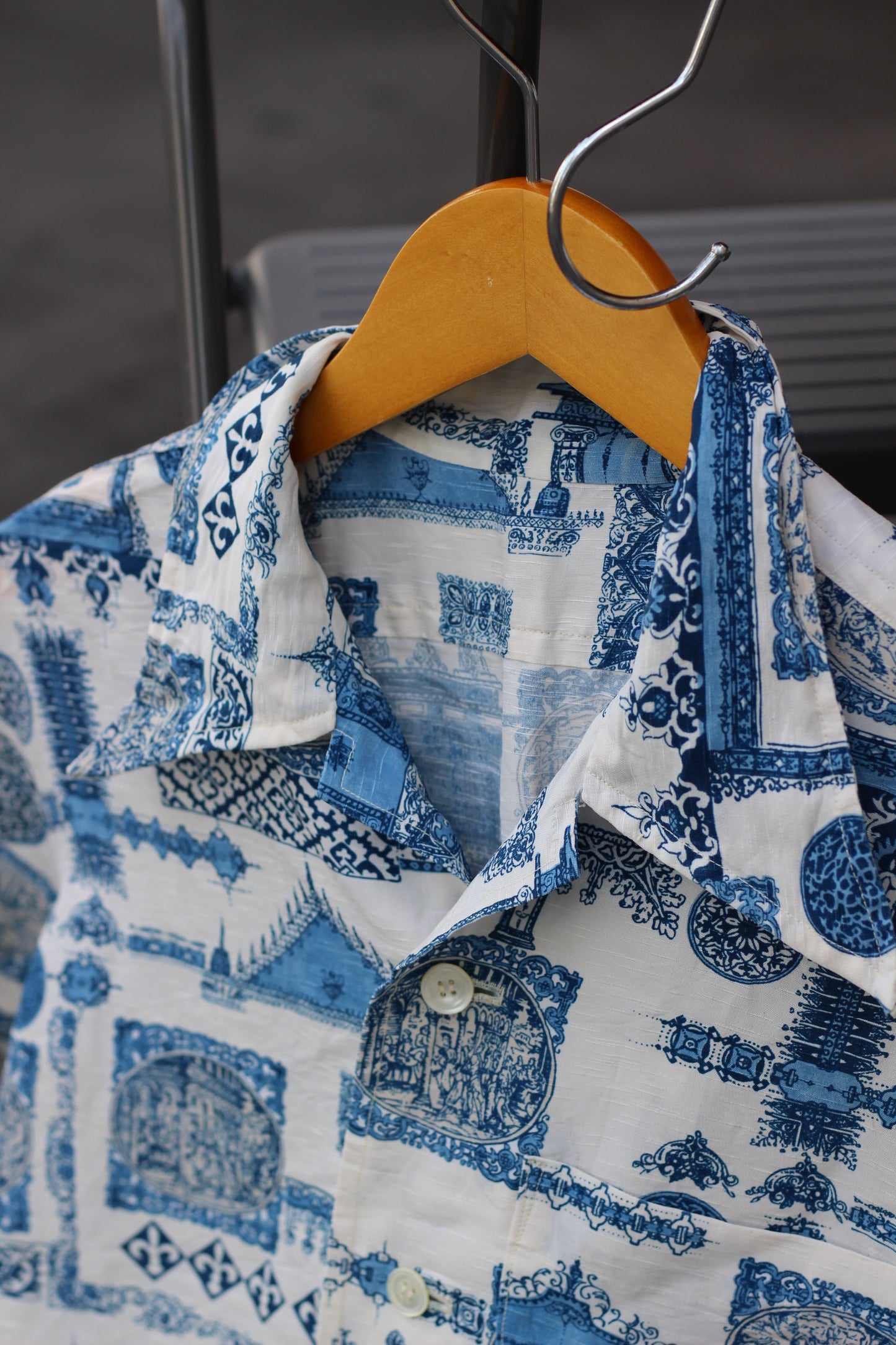 Men's Short Sleeve Open Collar Shirt x9点