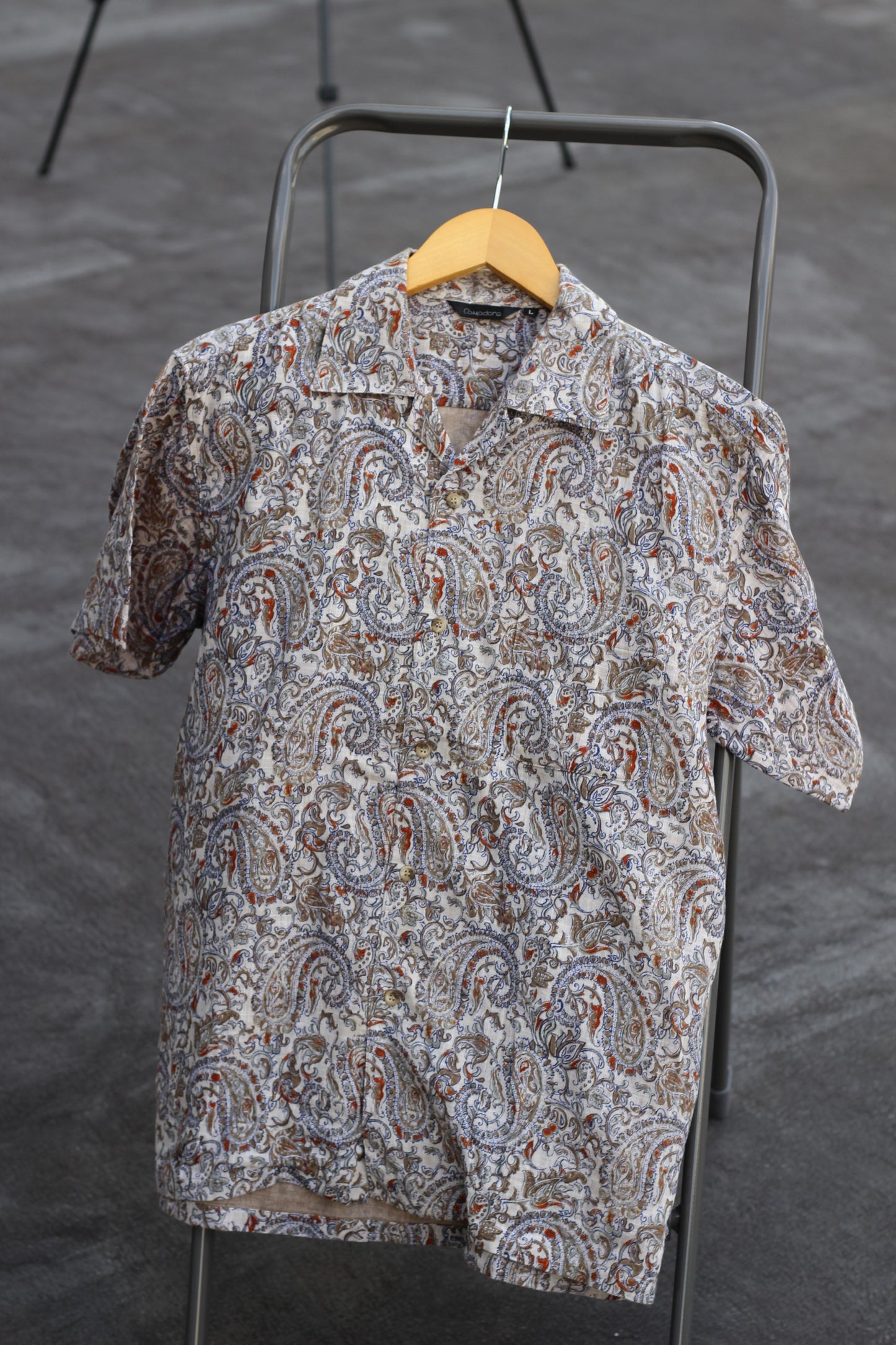 Men's Short Sleeve Open Collar Shirt x9点