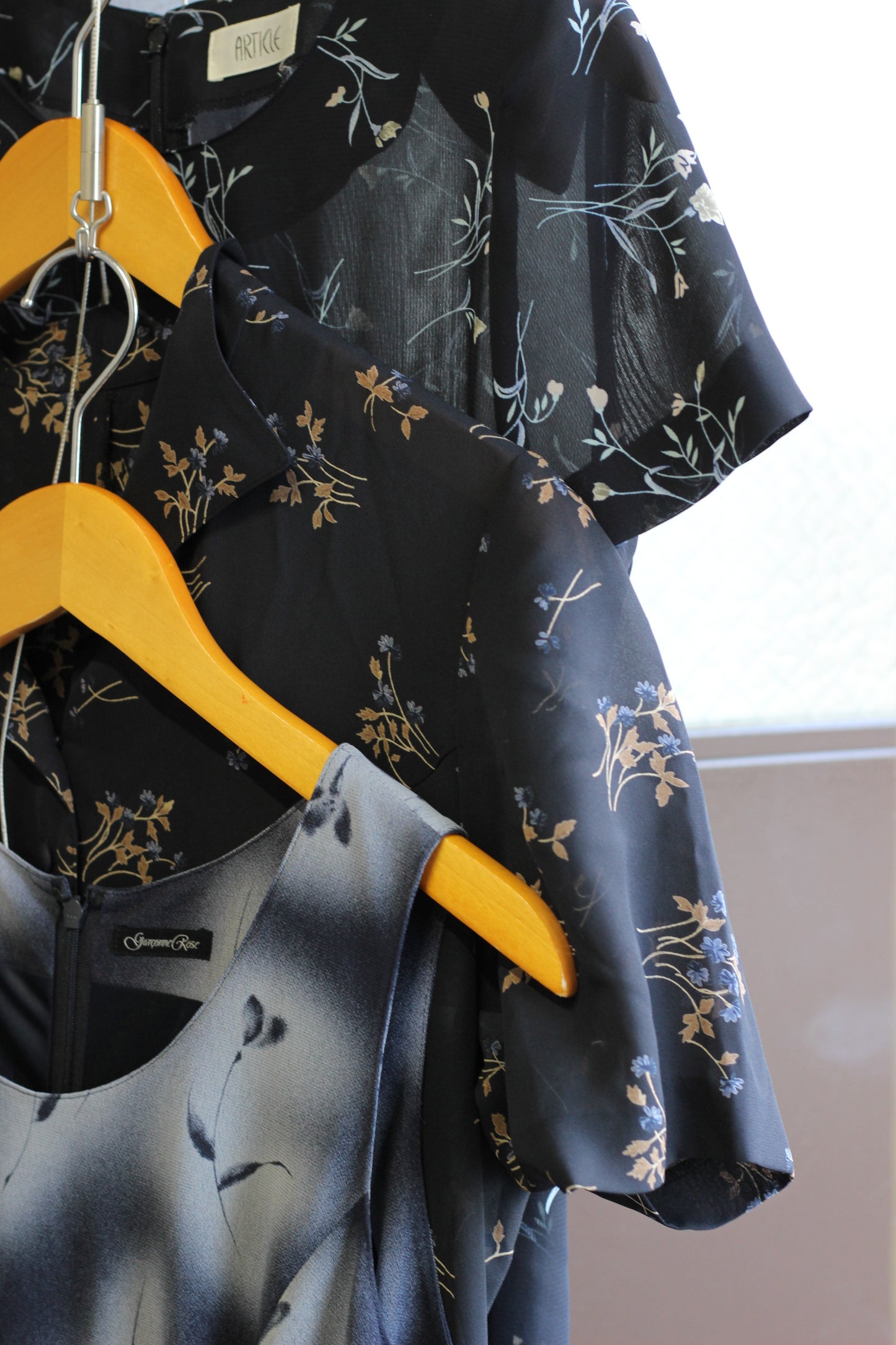 Vintage Navy Floral One-Piece x4点