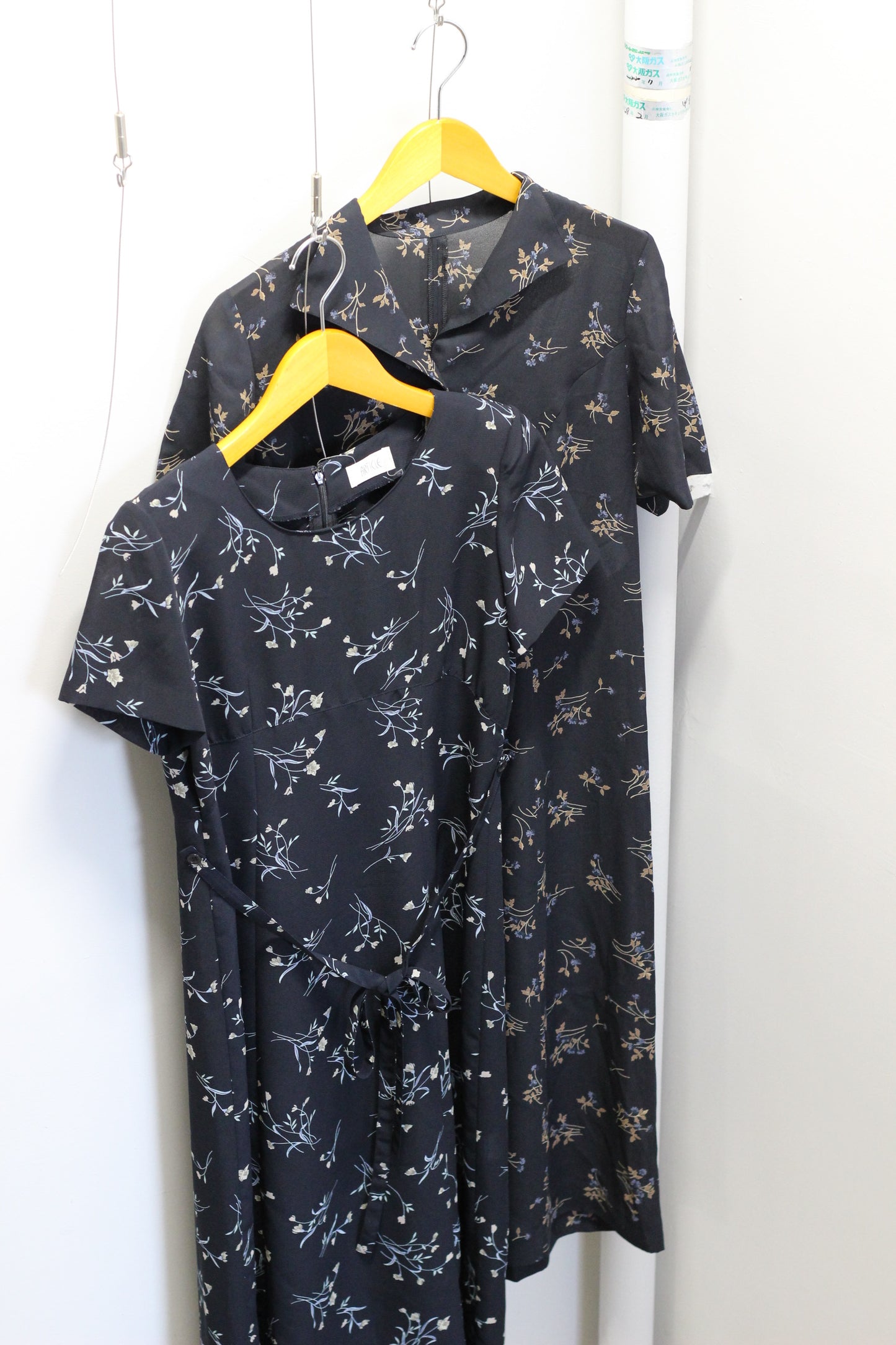 Vintage Navy Floral One-Piece x4点