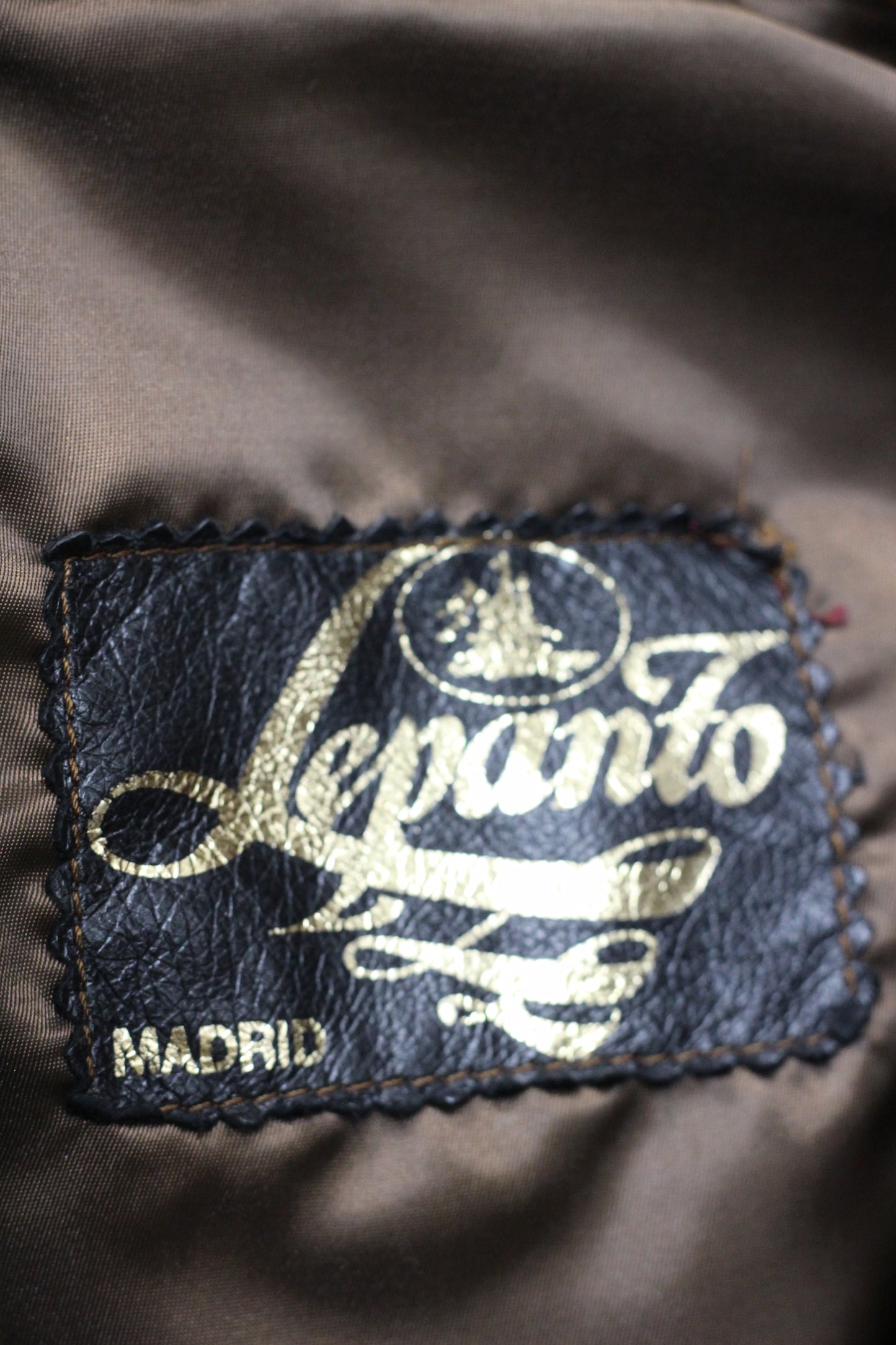 Women's Made In Spain Vintage Leather Coat x3点