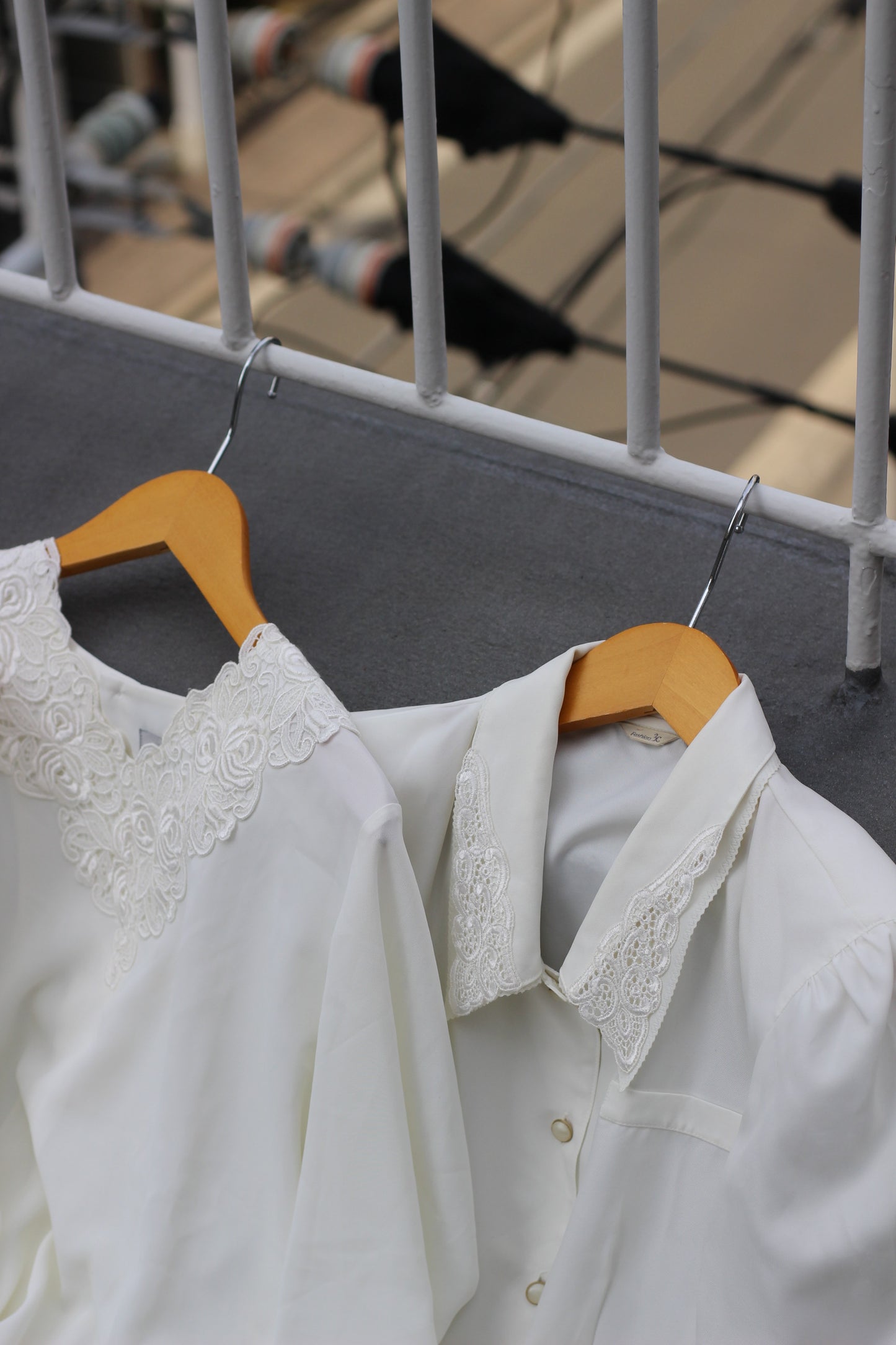 Vintage White Lace Long Sleeve Blouse x10点