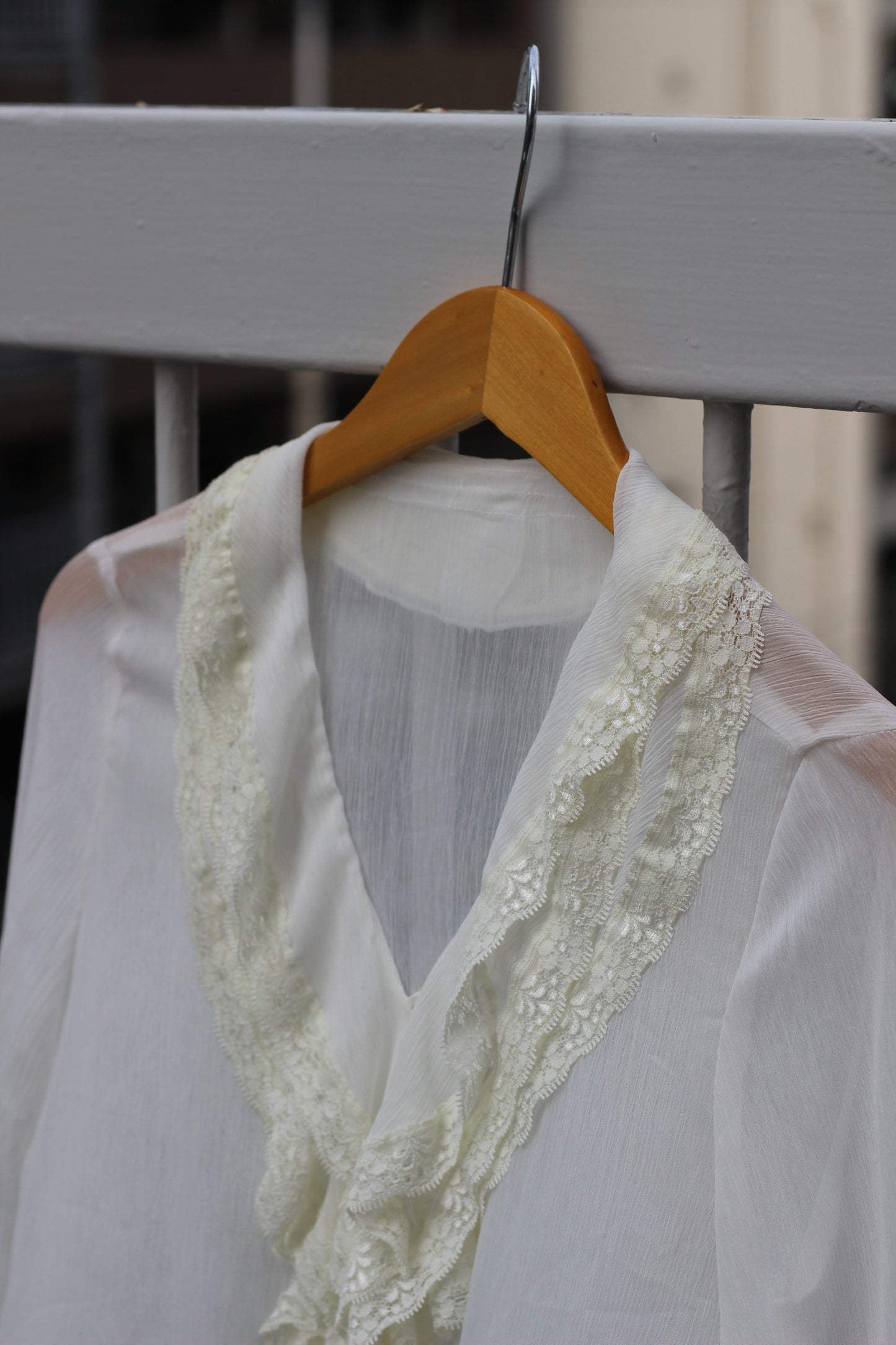 Vintage White Lace Long Sleeve Blouse x10点