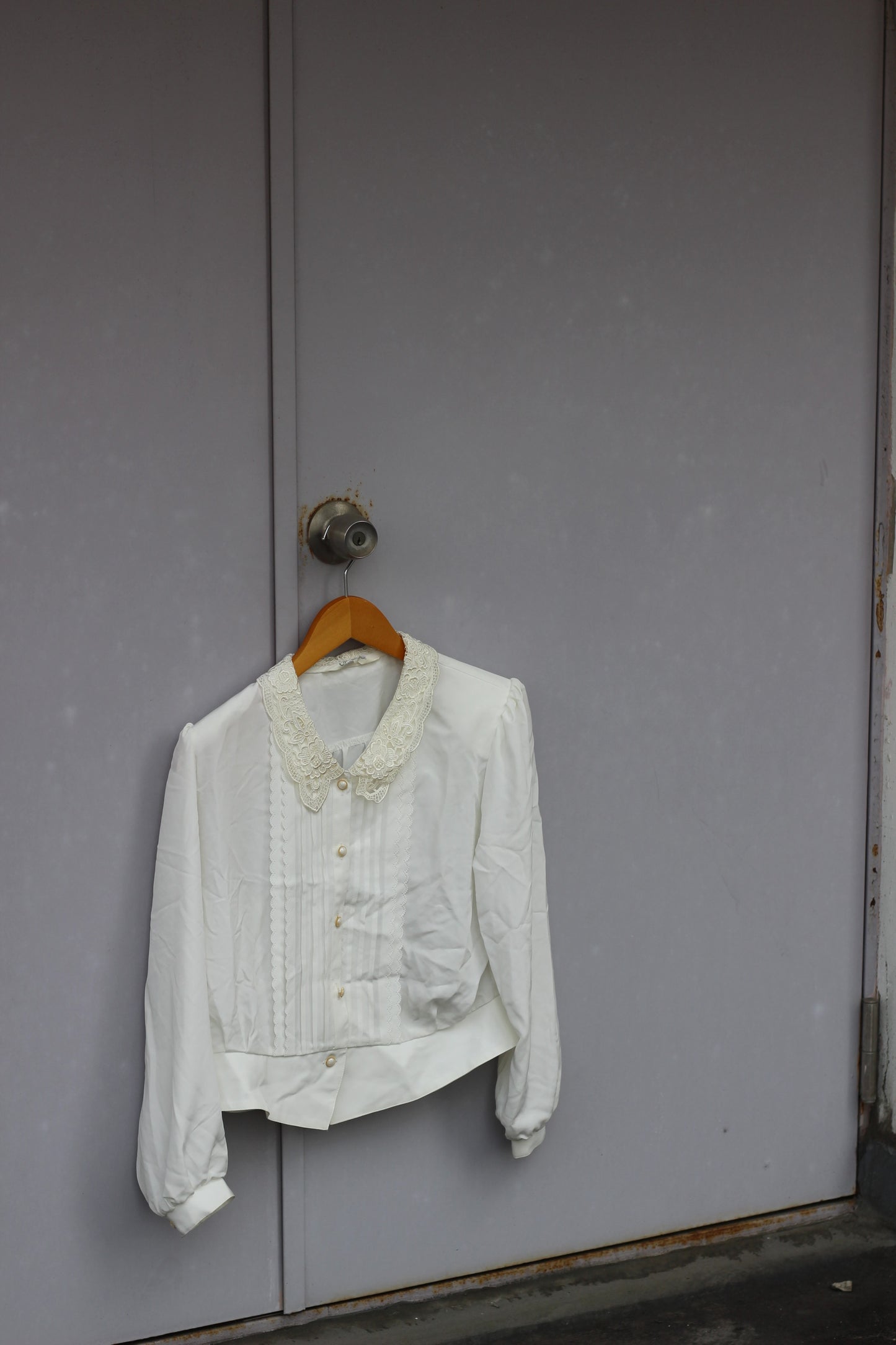 Vintage White Lace Long Sleeve Blouse x10点