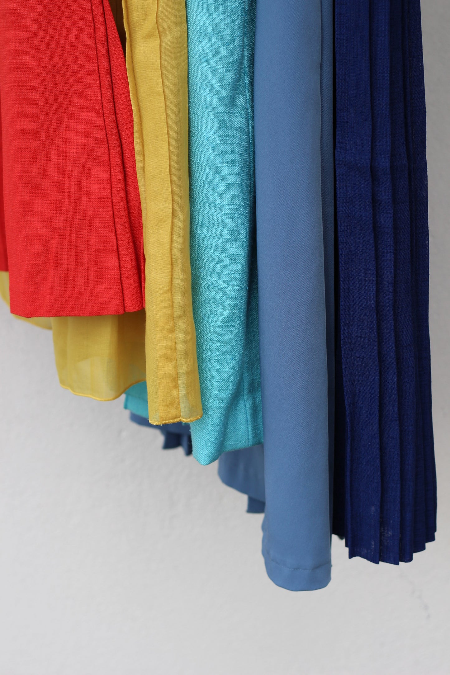 Vintage Color Pleats Skirt x5点