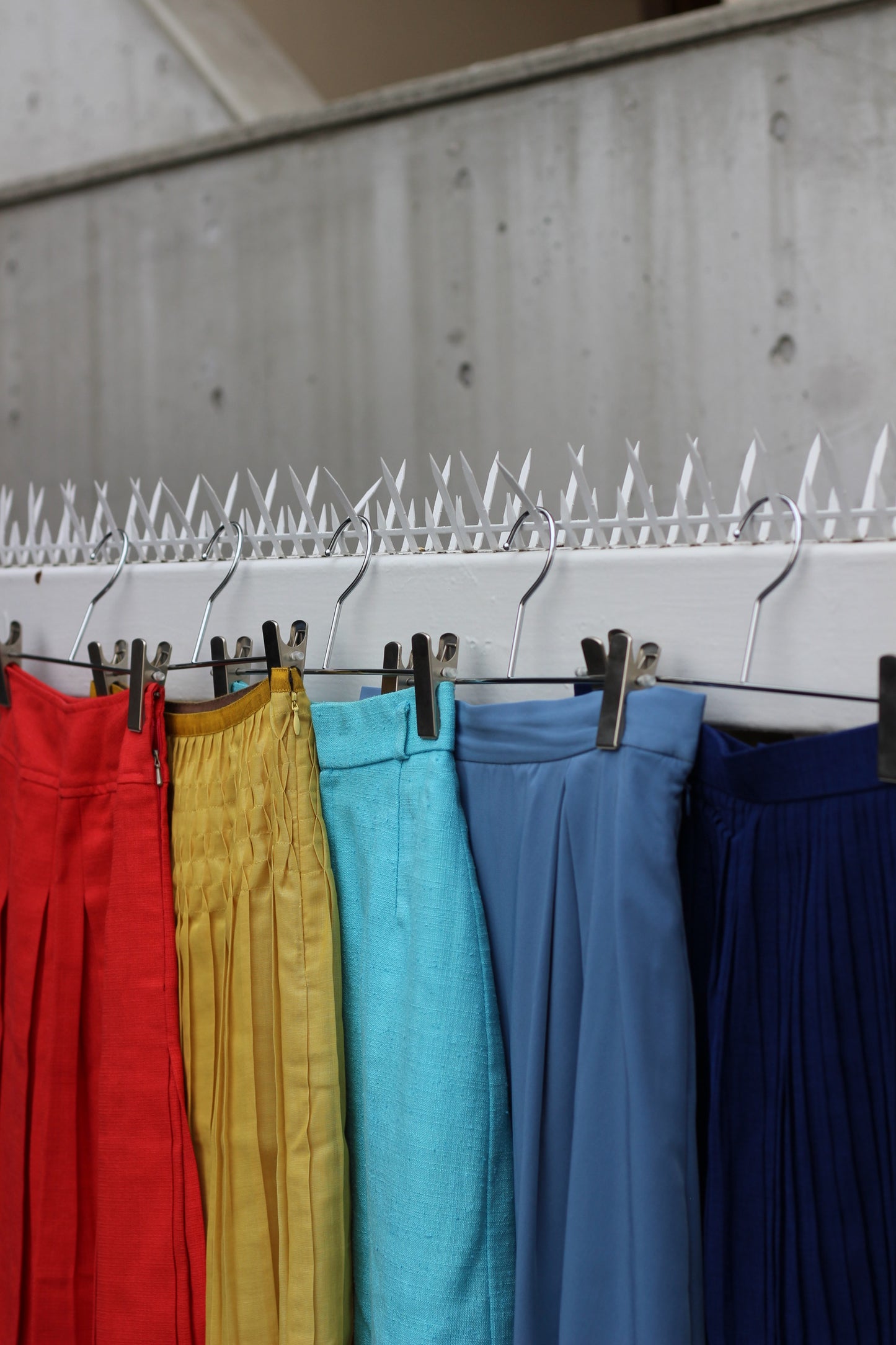Vintage Color Pleats Skirt x5点