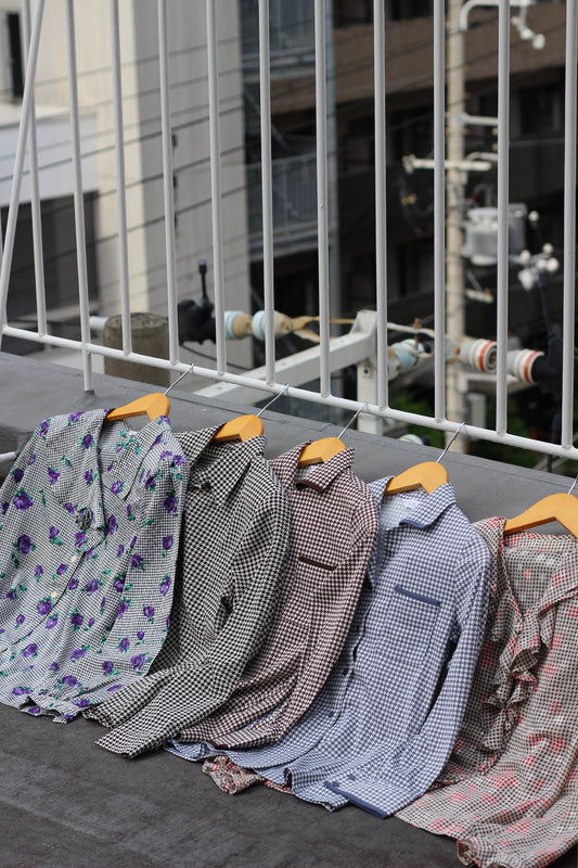 Vintage Houndstooth Blouse x5点