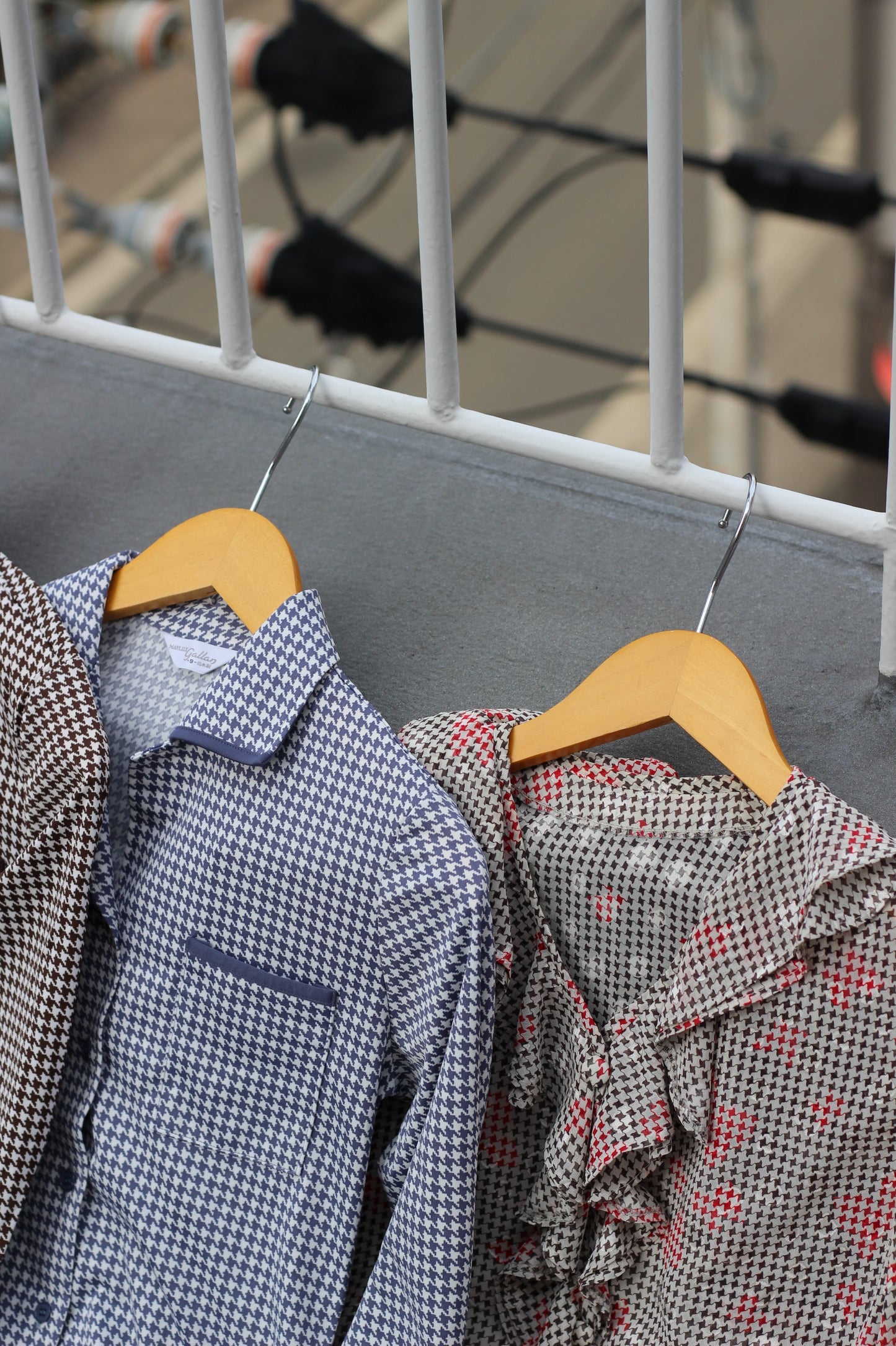 Vintage Houndstooth Blouse x5点