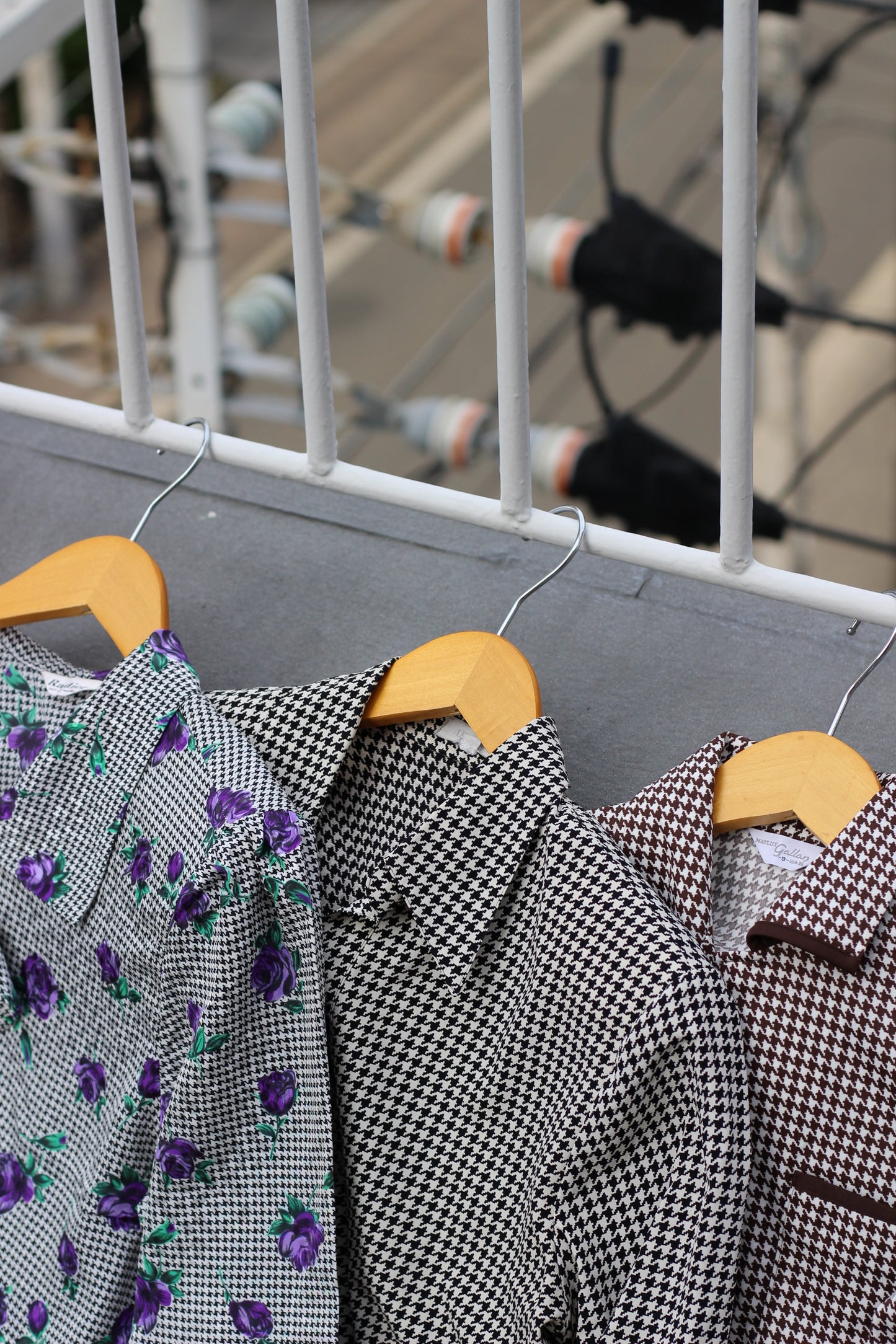 Vintage Houndstooth Blouse x5点