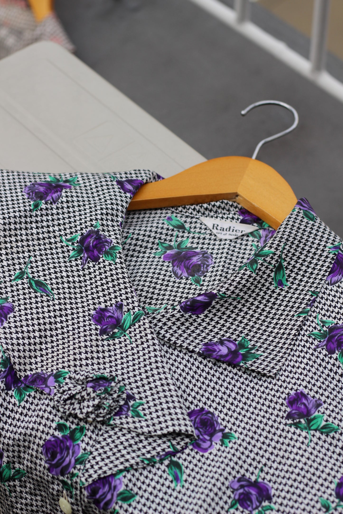 Vintage Houndstooth Blouse x5点