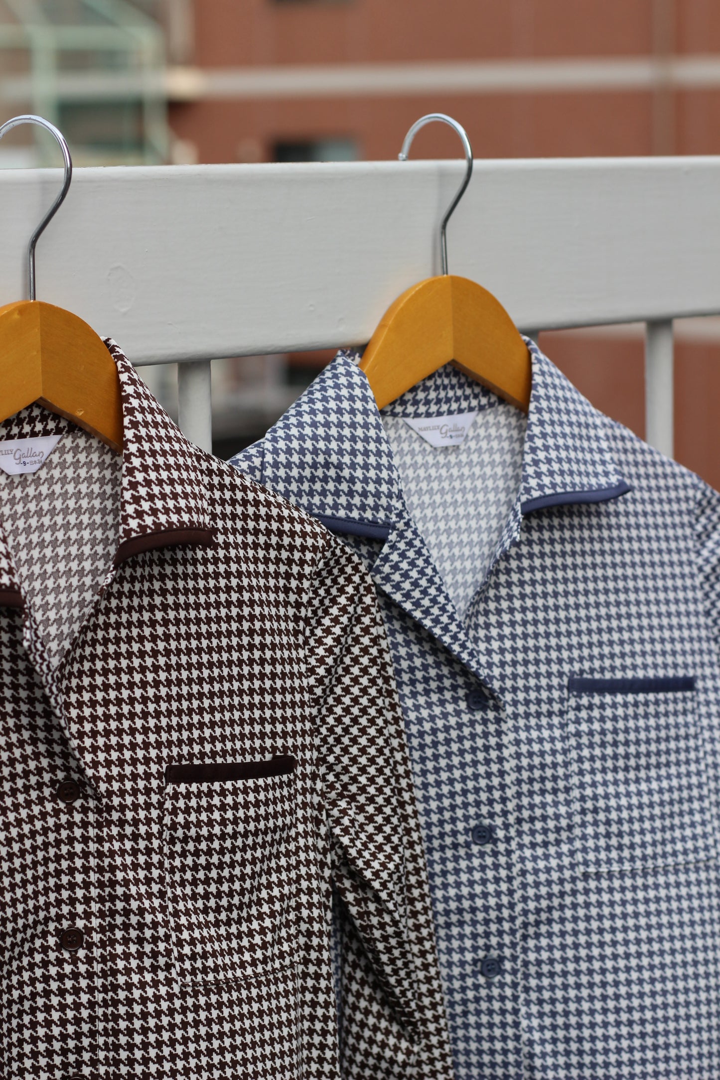 Vintage Houndstooth Blouse x5点