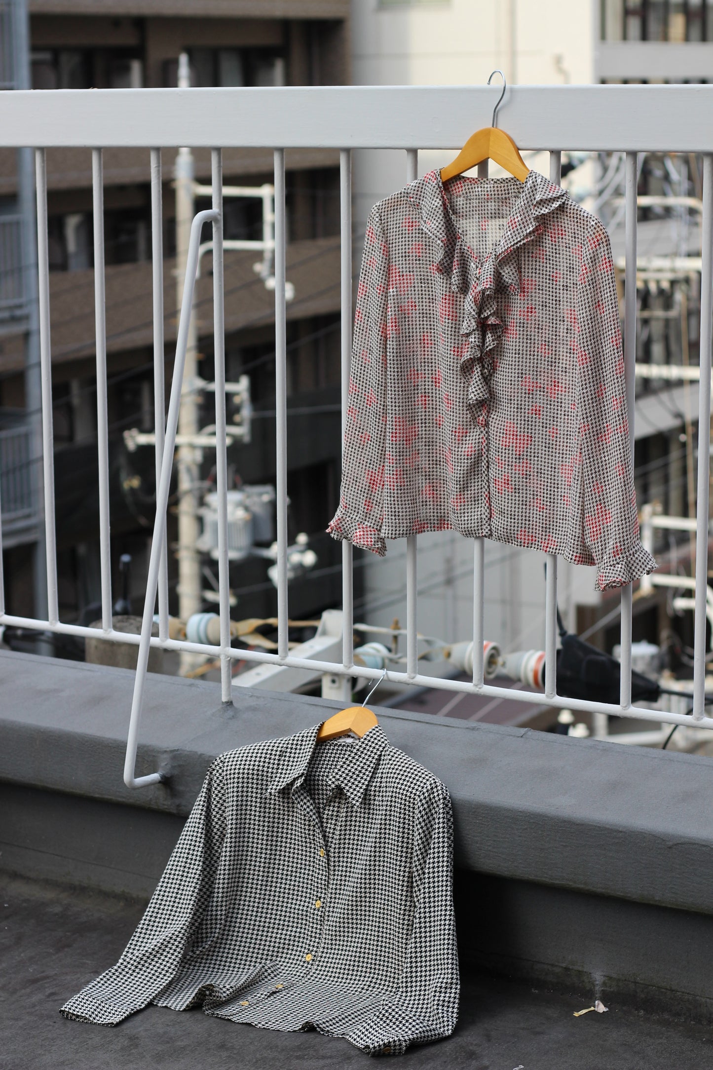 Vintage Houndstooth Blouse x5点