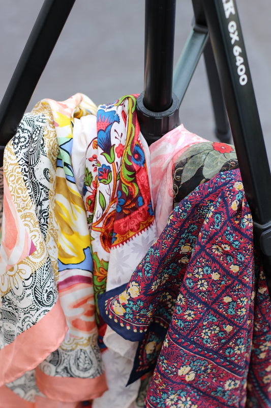 Flower Design Scarf x7点