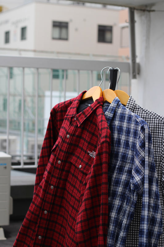 THE NORTH FACE Check Long Sleeve Shirt x3点