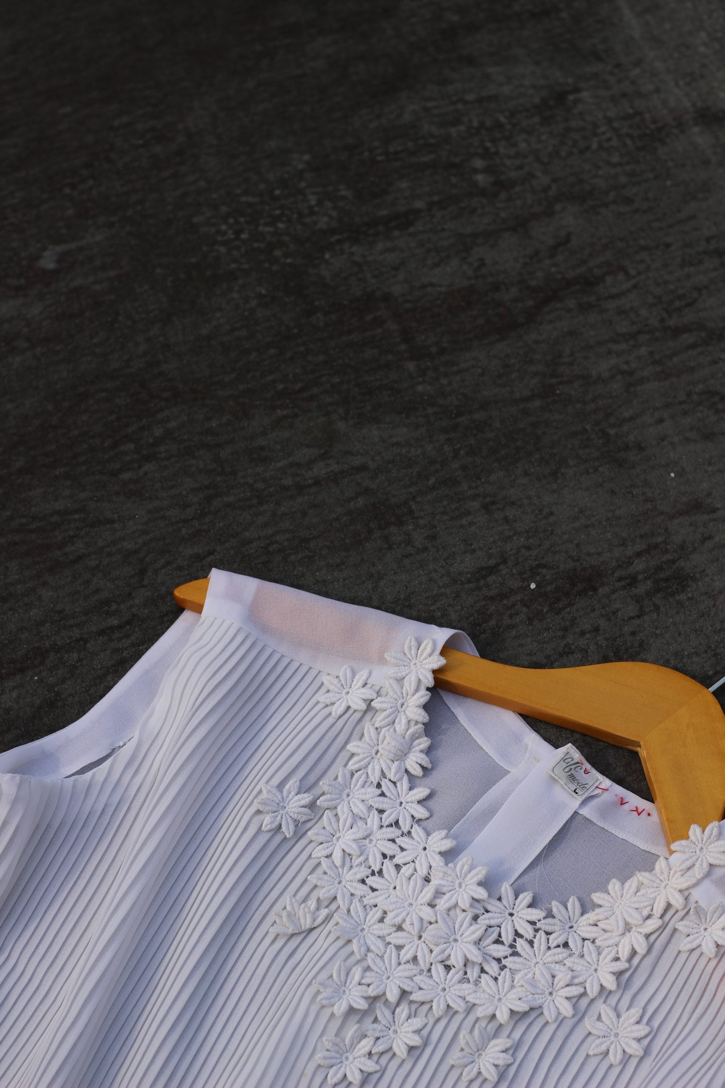 Vintage Pleats No Sleeve Blouse x7点
