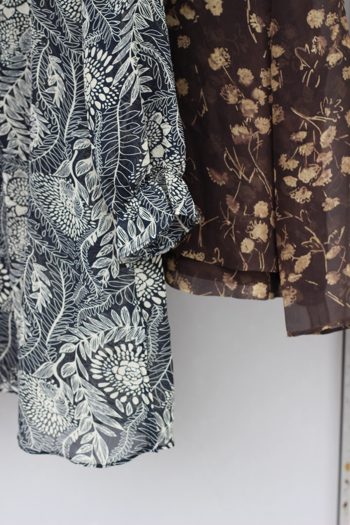 Vintage Design Sheer Blouse x10点