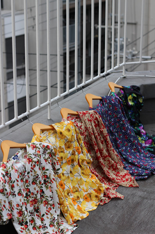 Vintage Flower Short Sleeve Blouse x10点