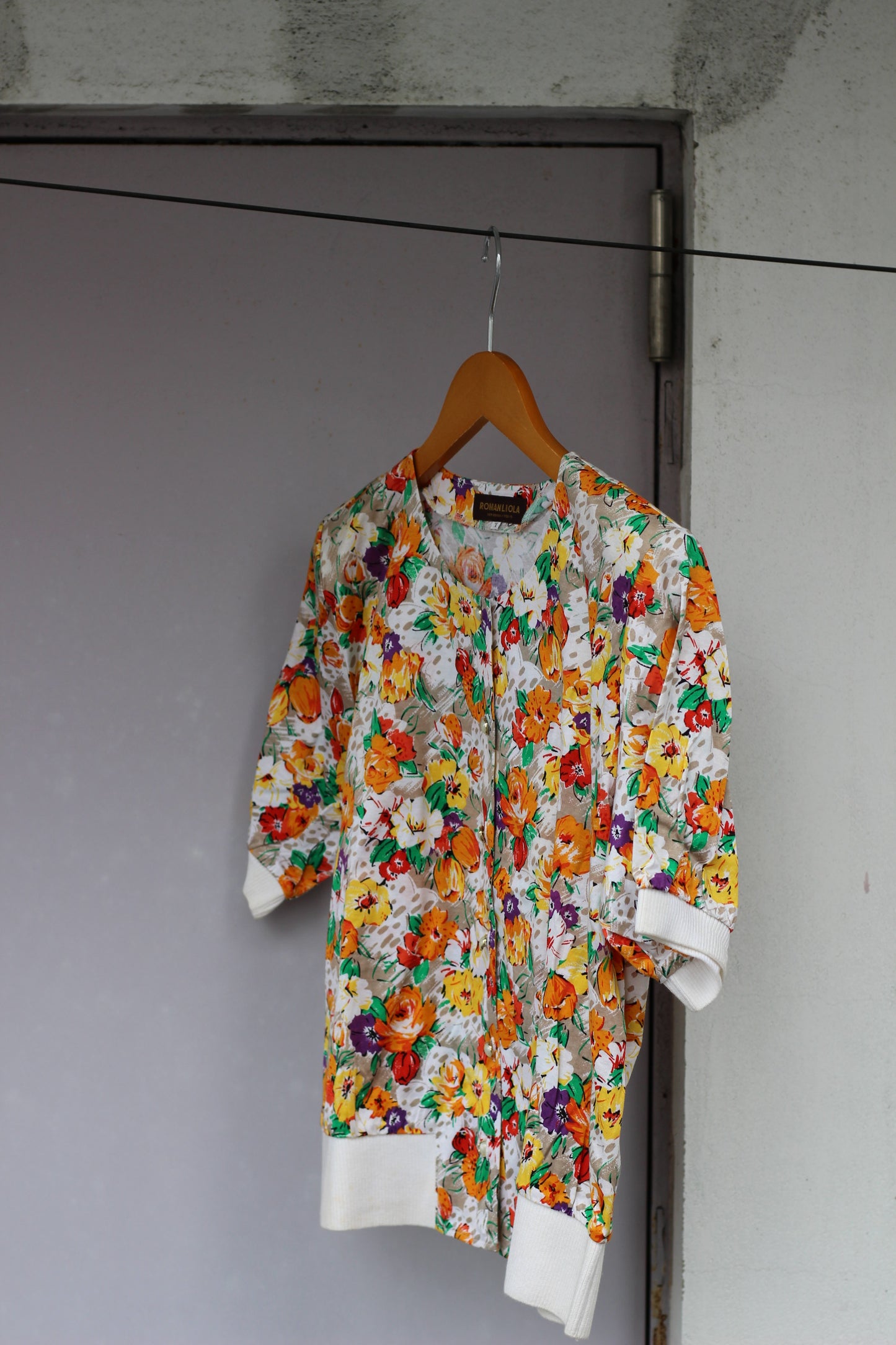 Vintage Flower Short Sleeve Blouse x10点