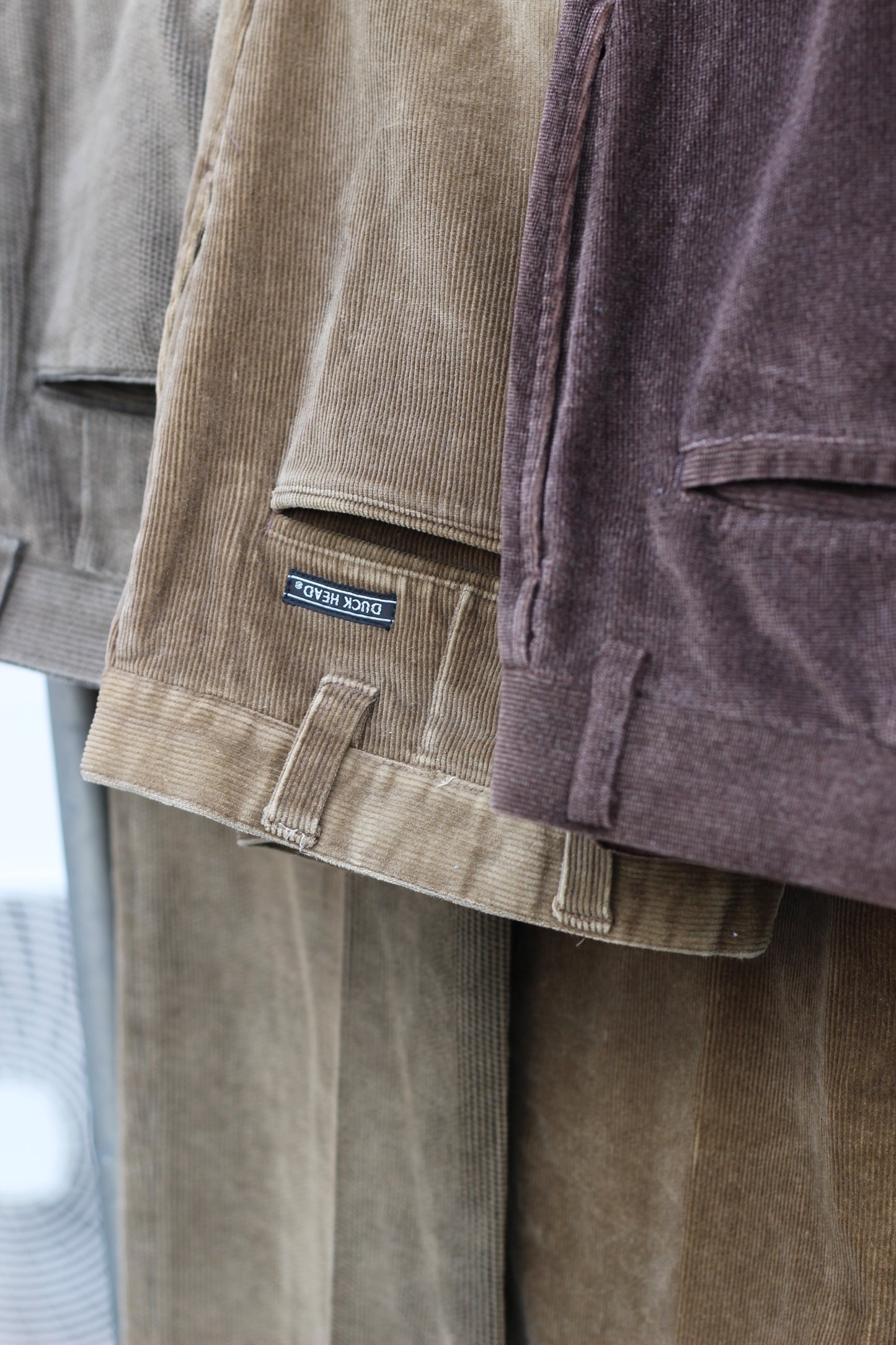Men's Brown Wide Corduroy Bottoms x6点