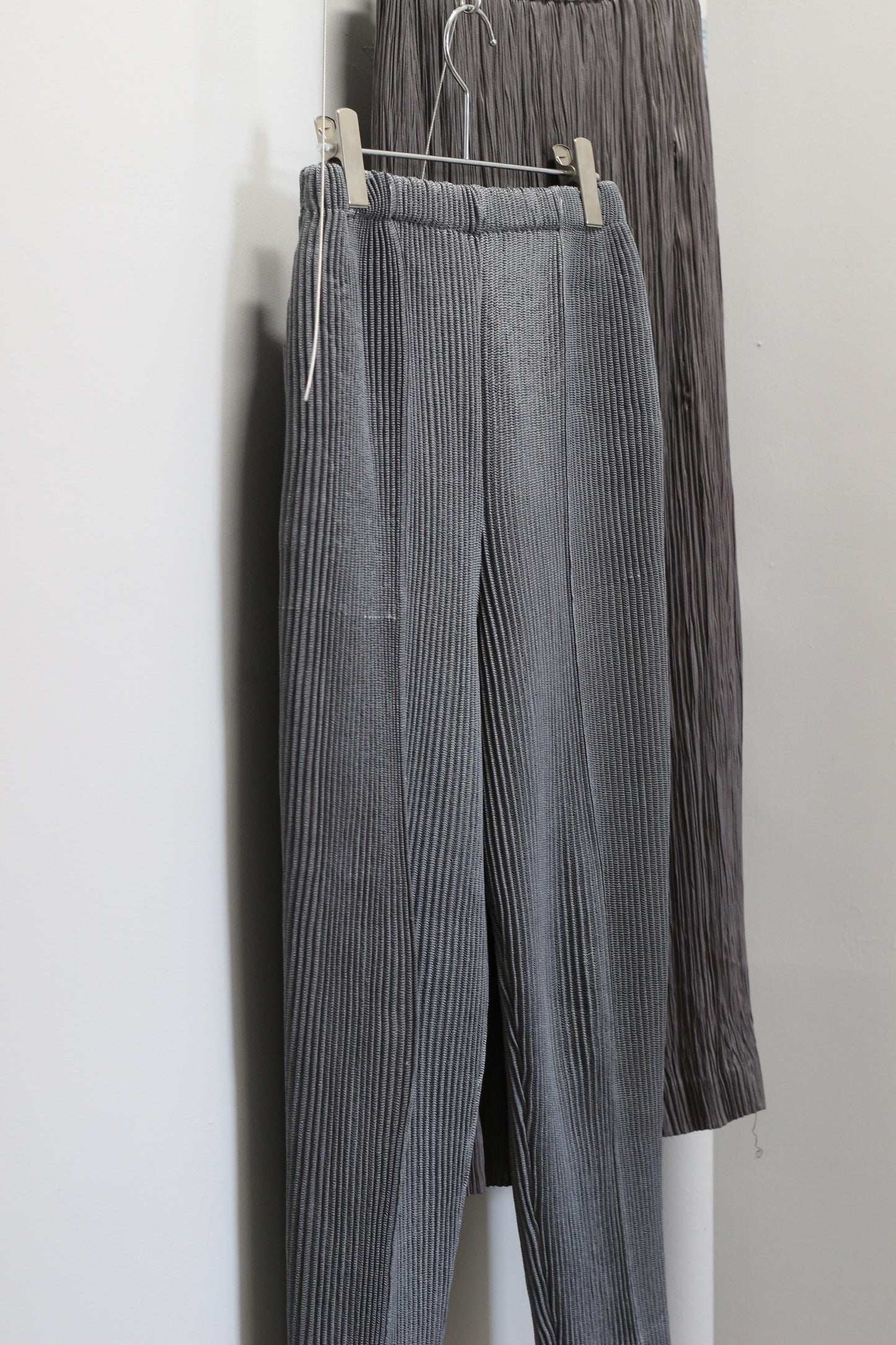 Vintage Grey Pleats Skirt & Bottoms x2点