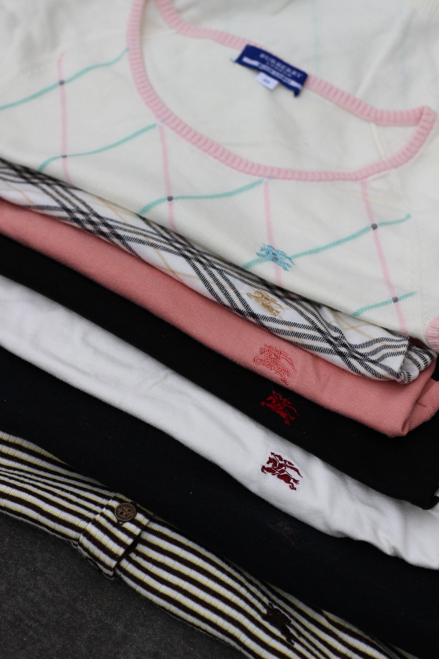 Y2K Style Burberry T-Shirt x8点