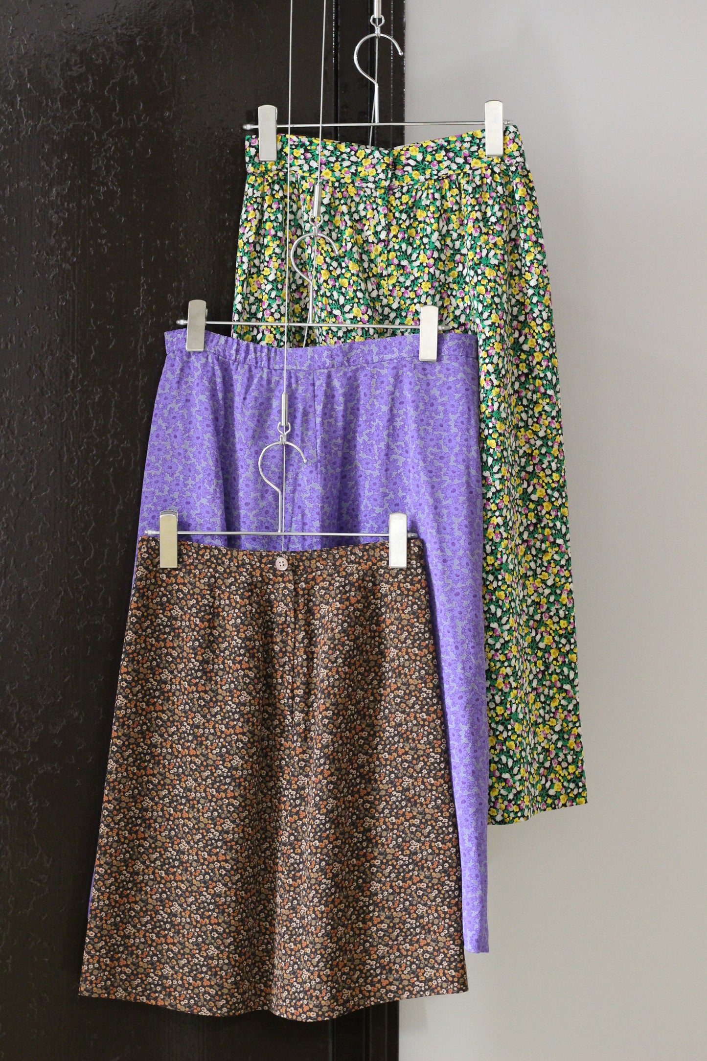Vintage Flower Design Skirt x3点