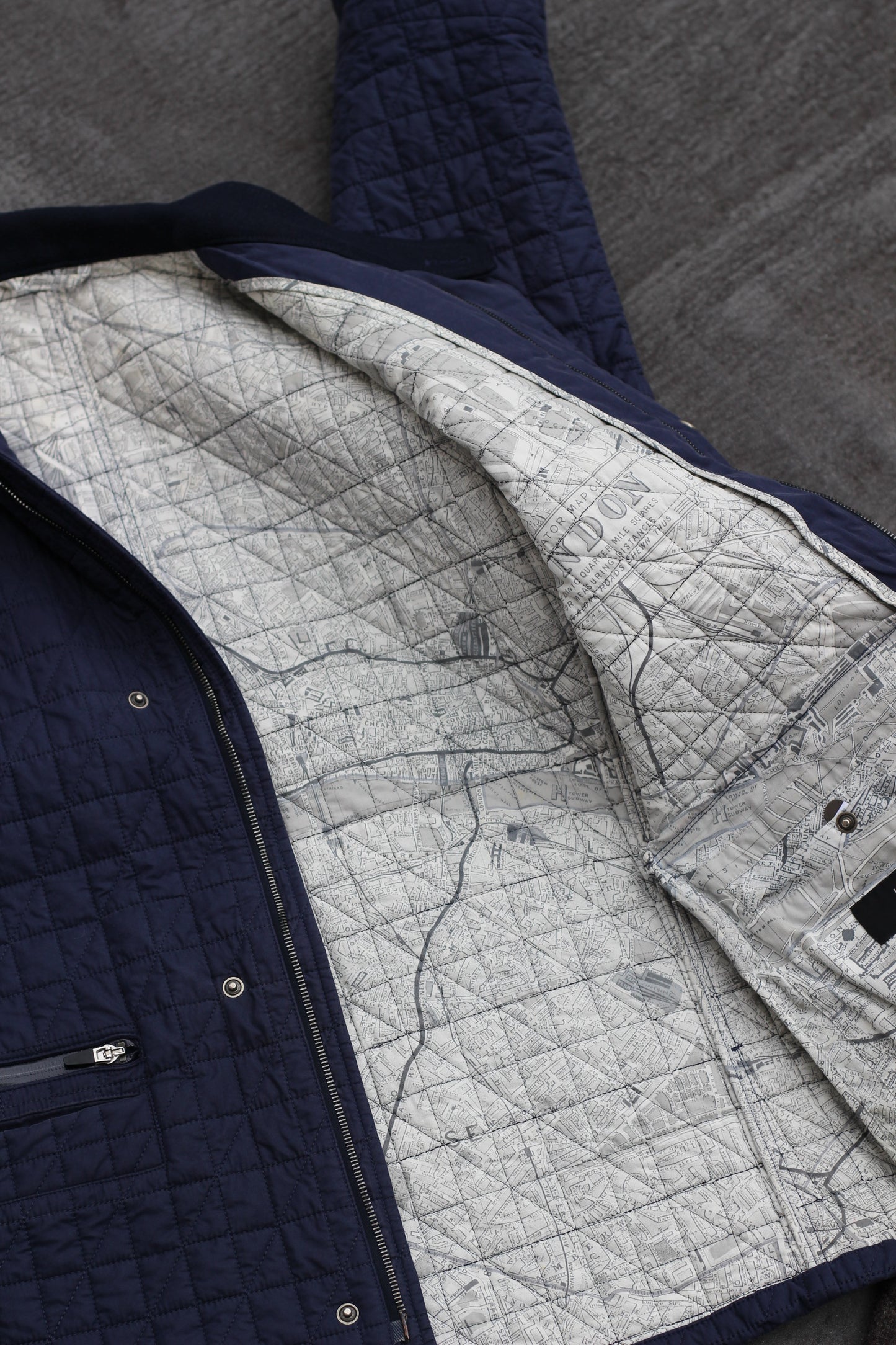 Men's Made In Poland Dunhill & Made In Scotland Traditional Weatherwear Quilted Jacket x2点