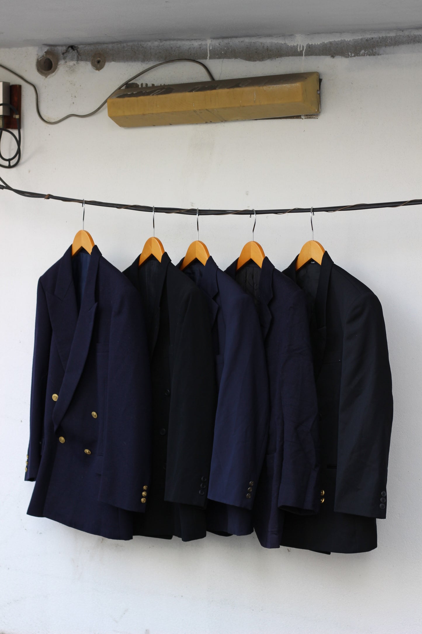 Men's Gold Button Blazer & Double Tailored Jacket x5点