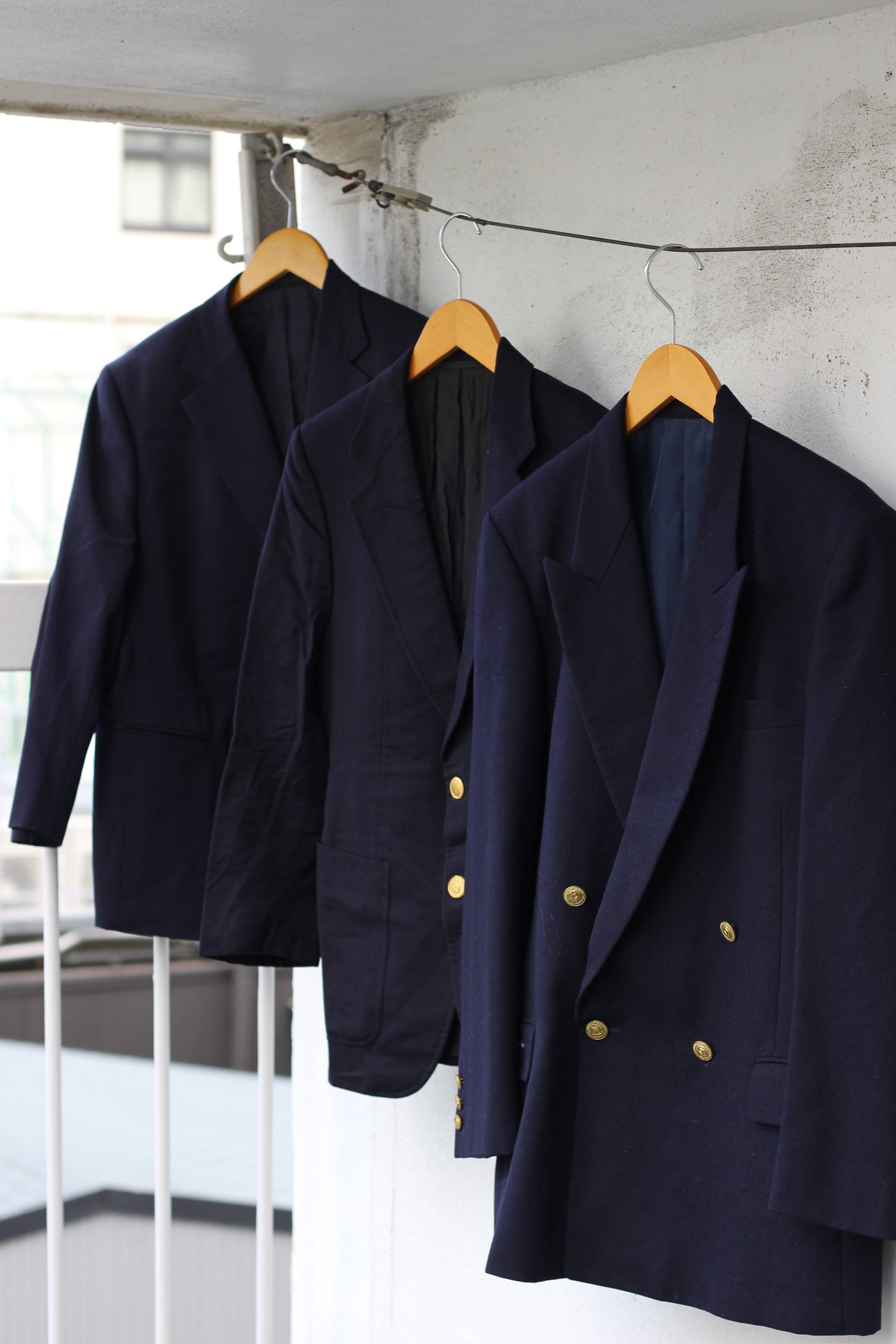 Men's Gold Button Blazer & Double Tailored Jacket x5点