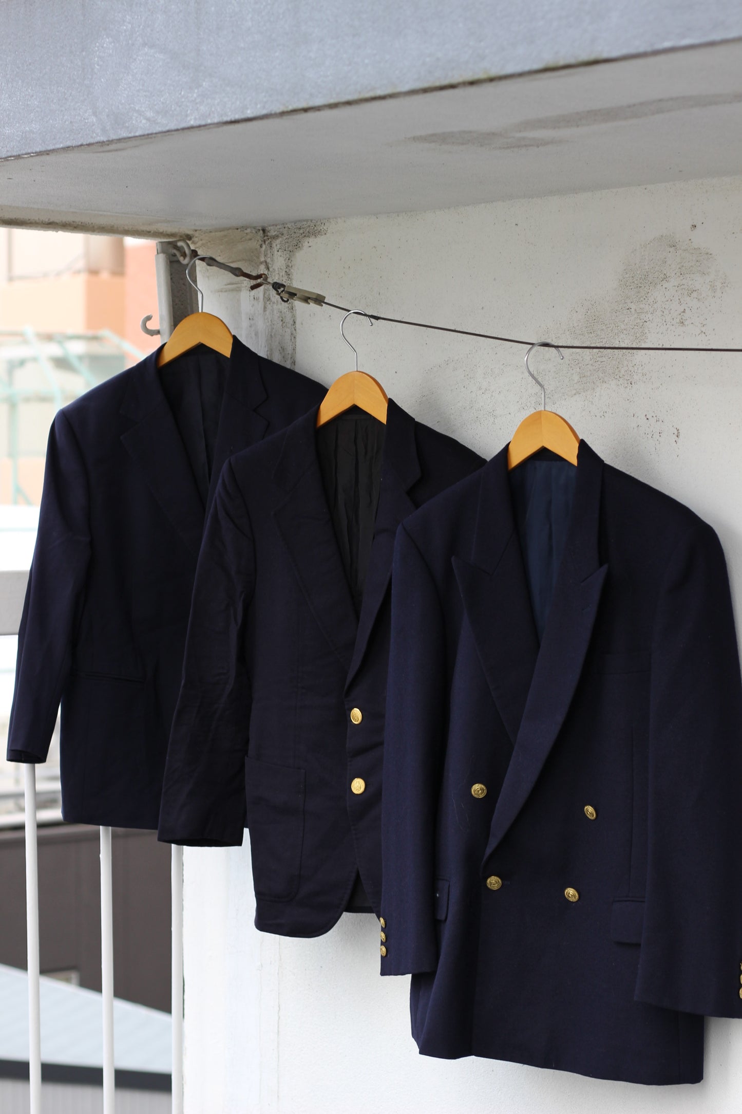 Men's Gold Button Blazer & Double Tailored Jacket x5点
