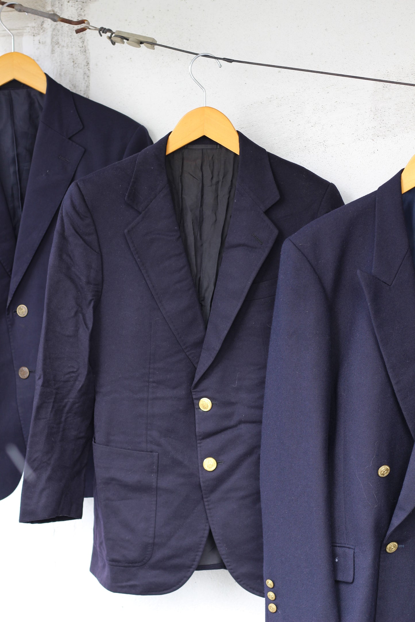 Men's Gold Button Blazer & Double Tailored Jacket x5点