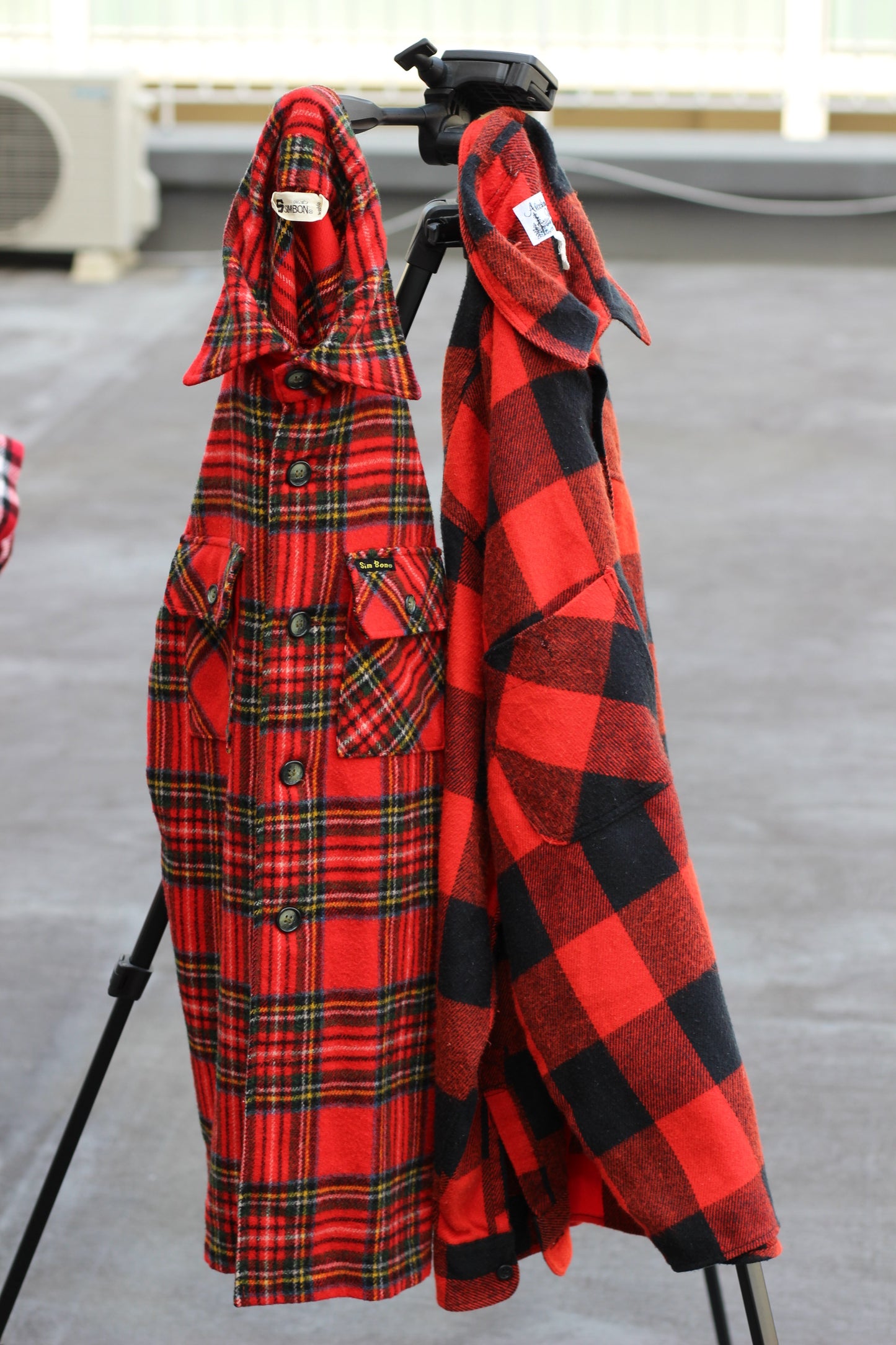 Men's Red Check Flannel Shirt x8点