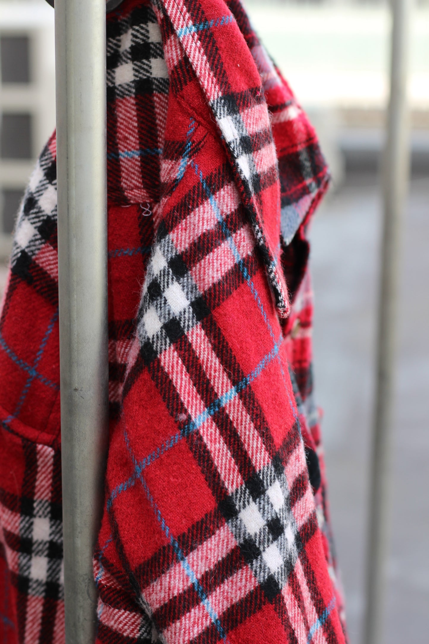 Men's Red Check Flannel Shirt x8点