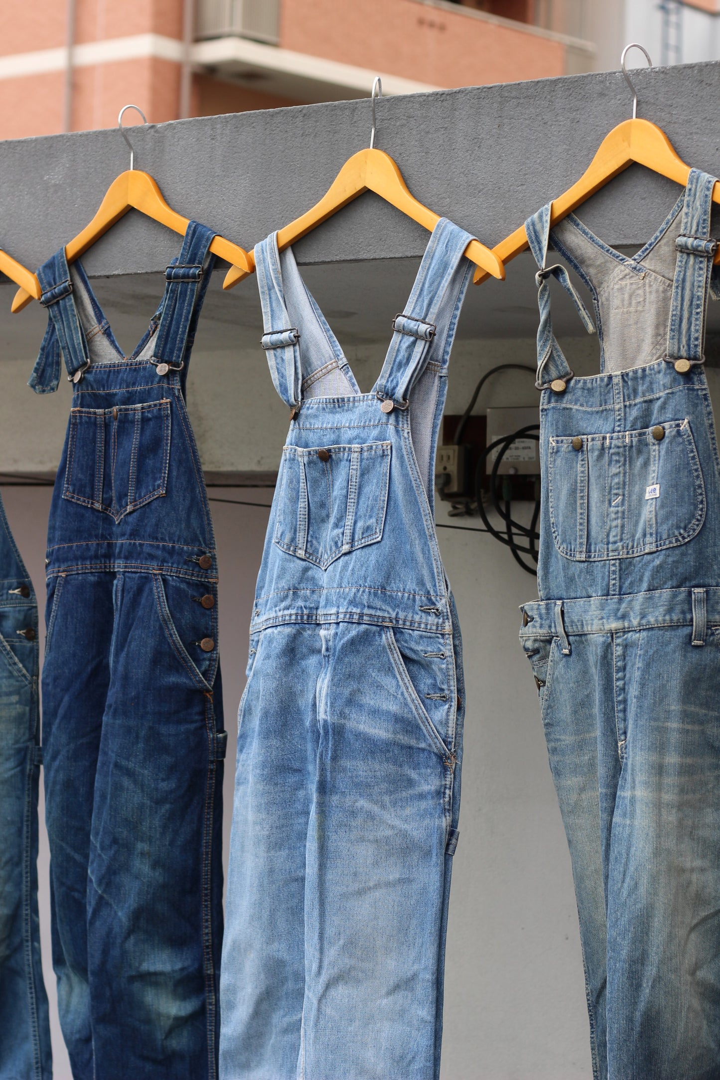 Denim overalls x6点