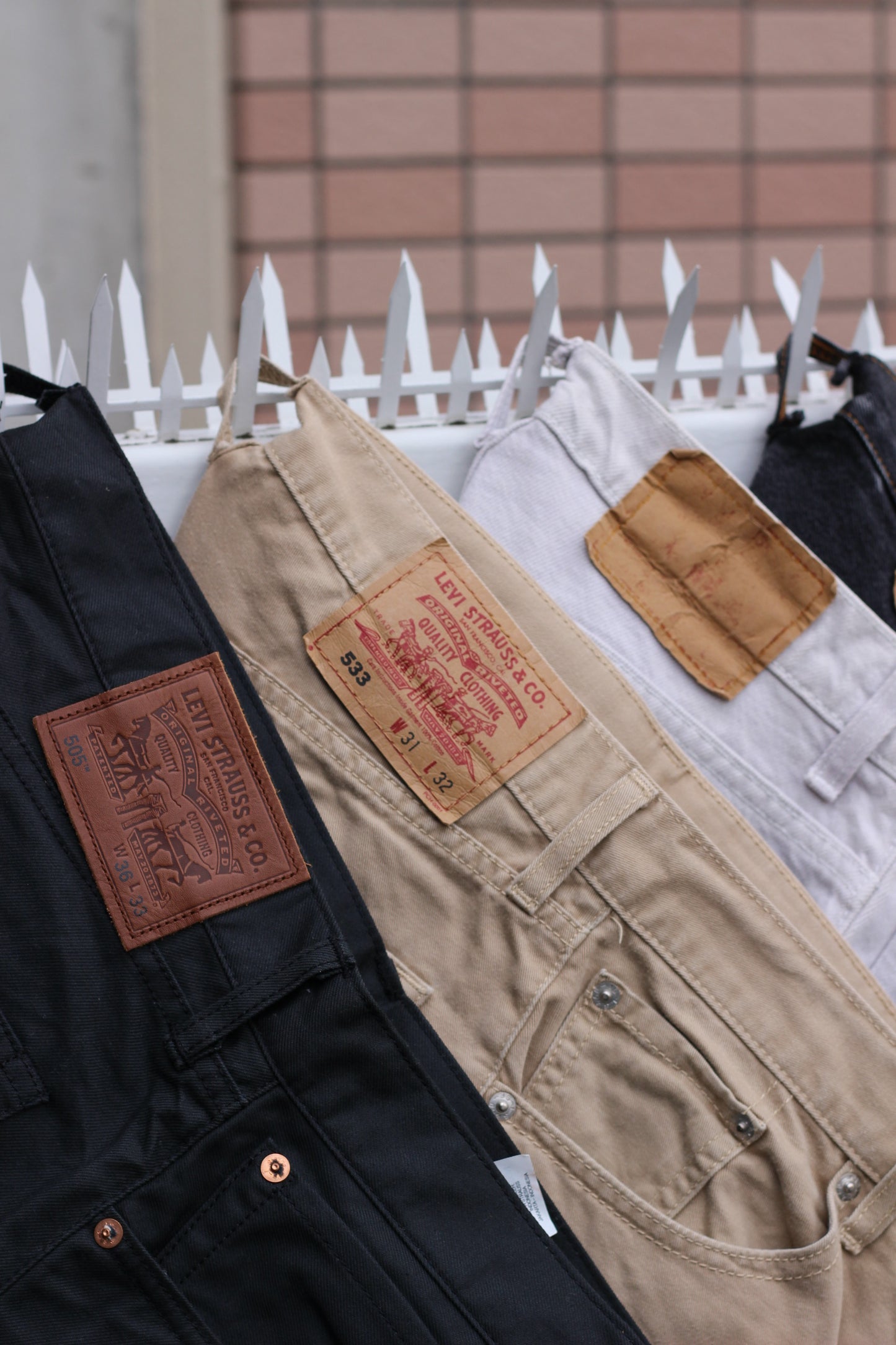Levi's denim & chino pants x10点
