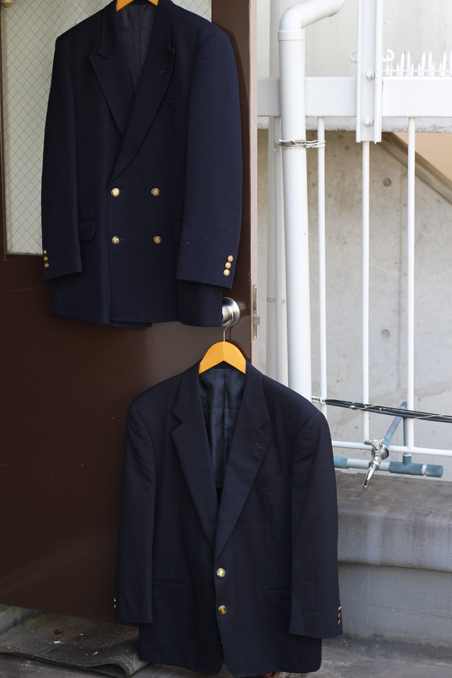 90's Ralph Lauren & American Traditional Style Gold Button Tailored Jacket x4点