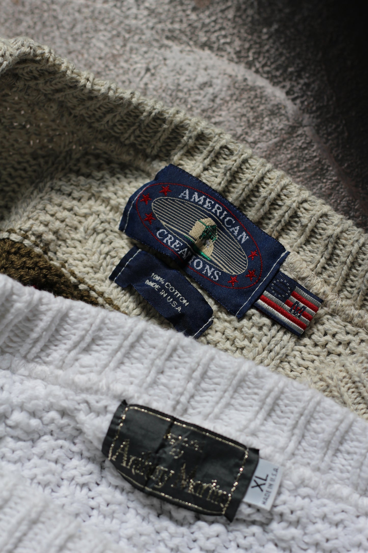 Made In USA Men's Vintage Knitwear x2点